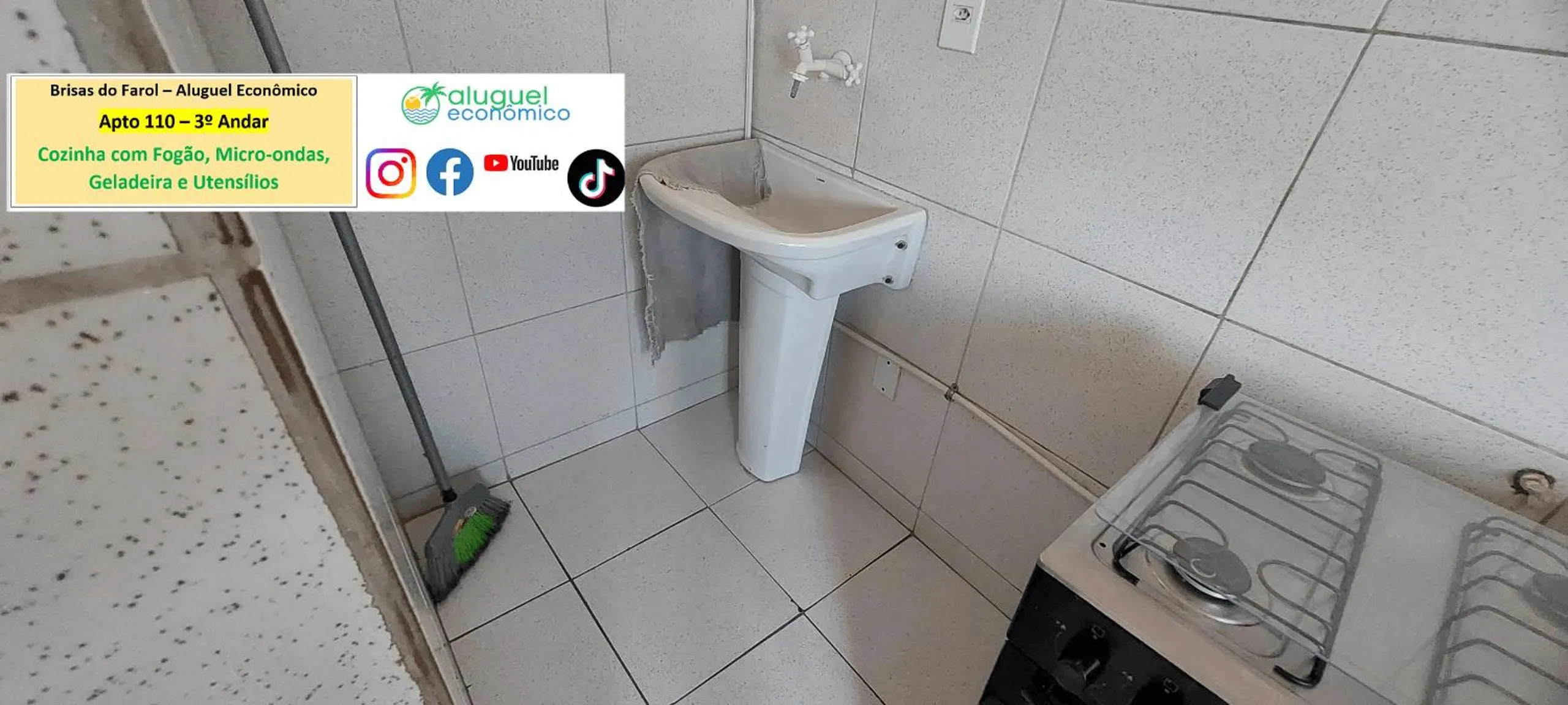 Kitchen or kitchenette in Arraial do Cabo - Brisas do Farol - Aluguel Econômico