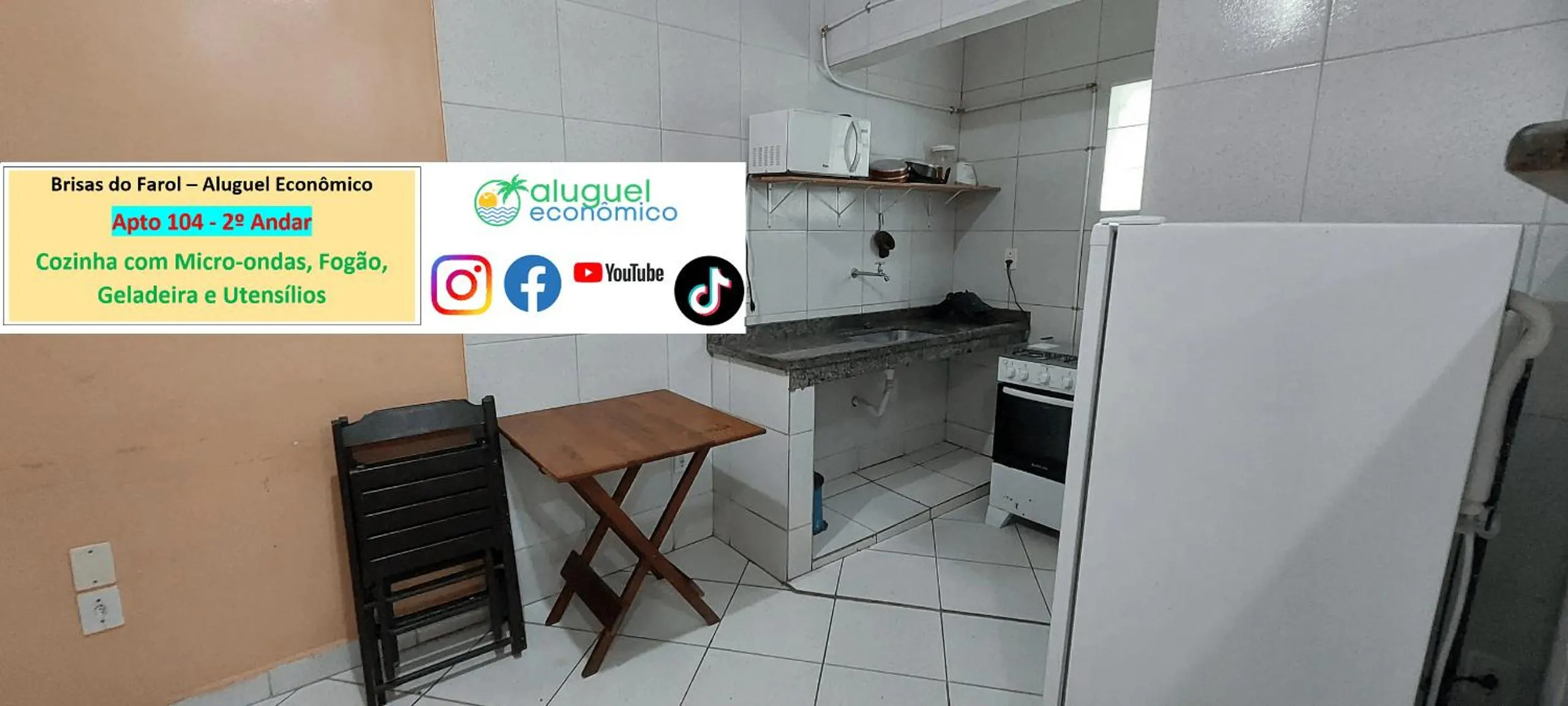 Kitchen or kitchenette in Arraial do Cabo - Brisas do Farol - Aluguel Econômico