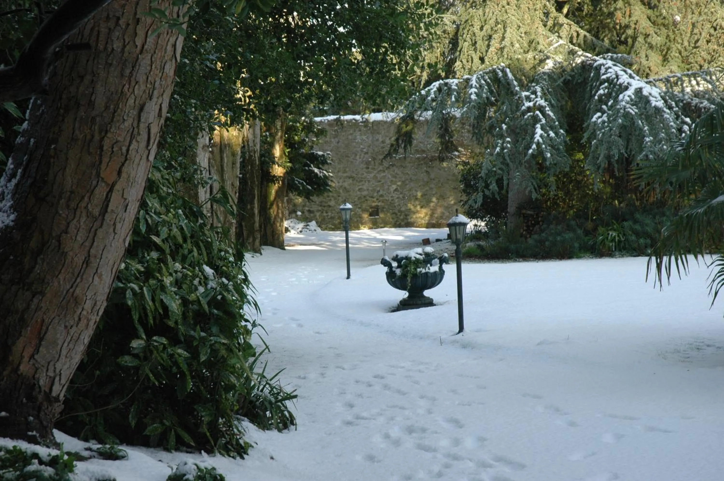 Garden in Malouinière Le Valmarin