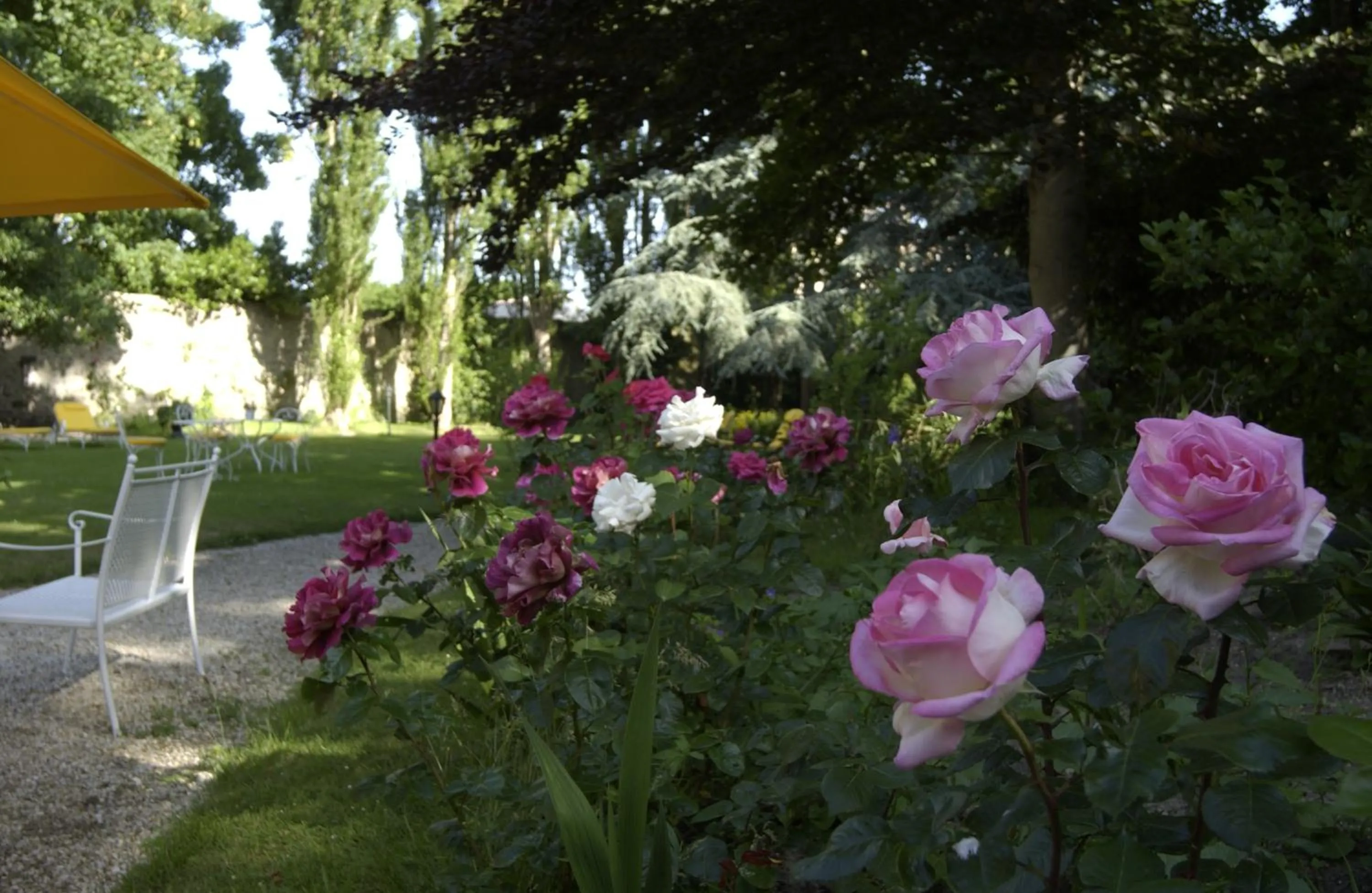 Garden in Malouinière Le Valmarin