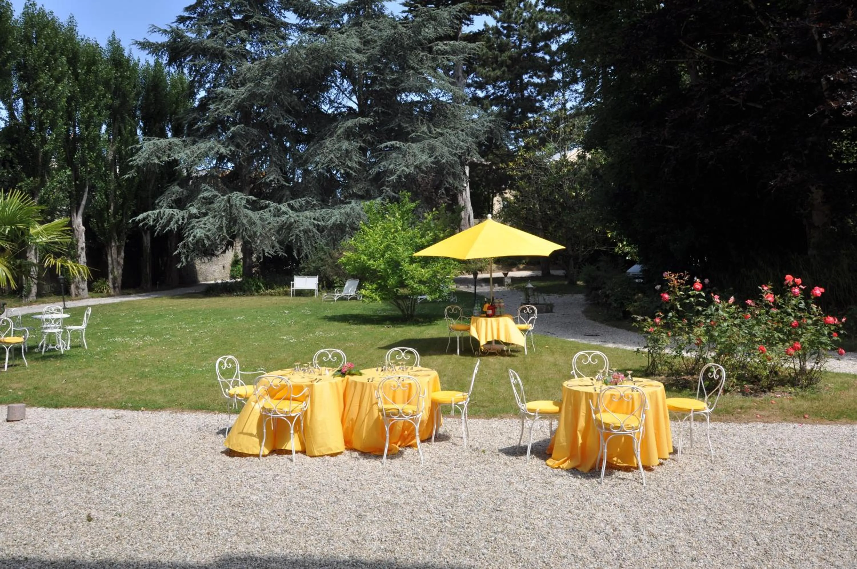 Garden in Malouinière Le Valmarin