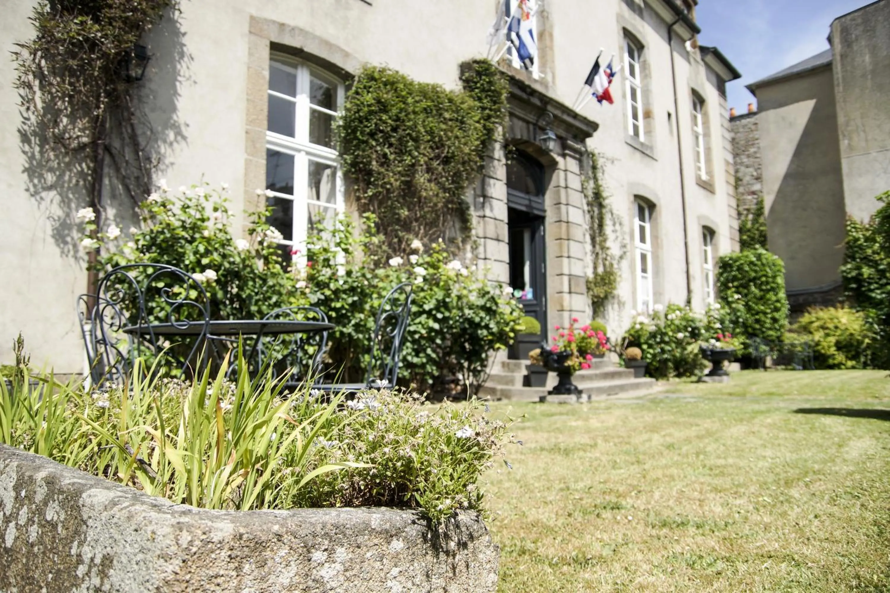 Facade/entrance in Malouinière Le Valmarin