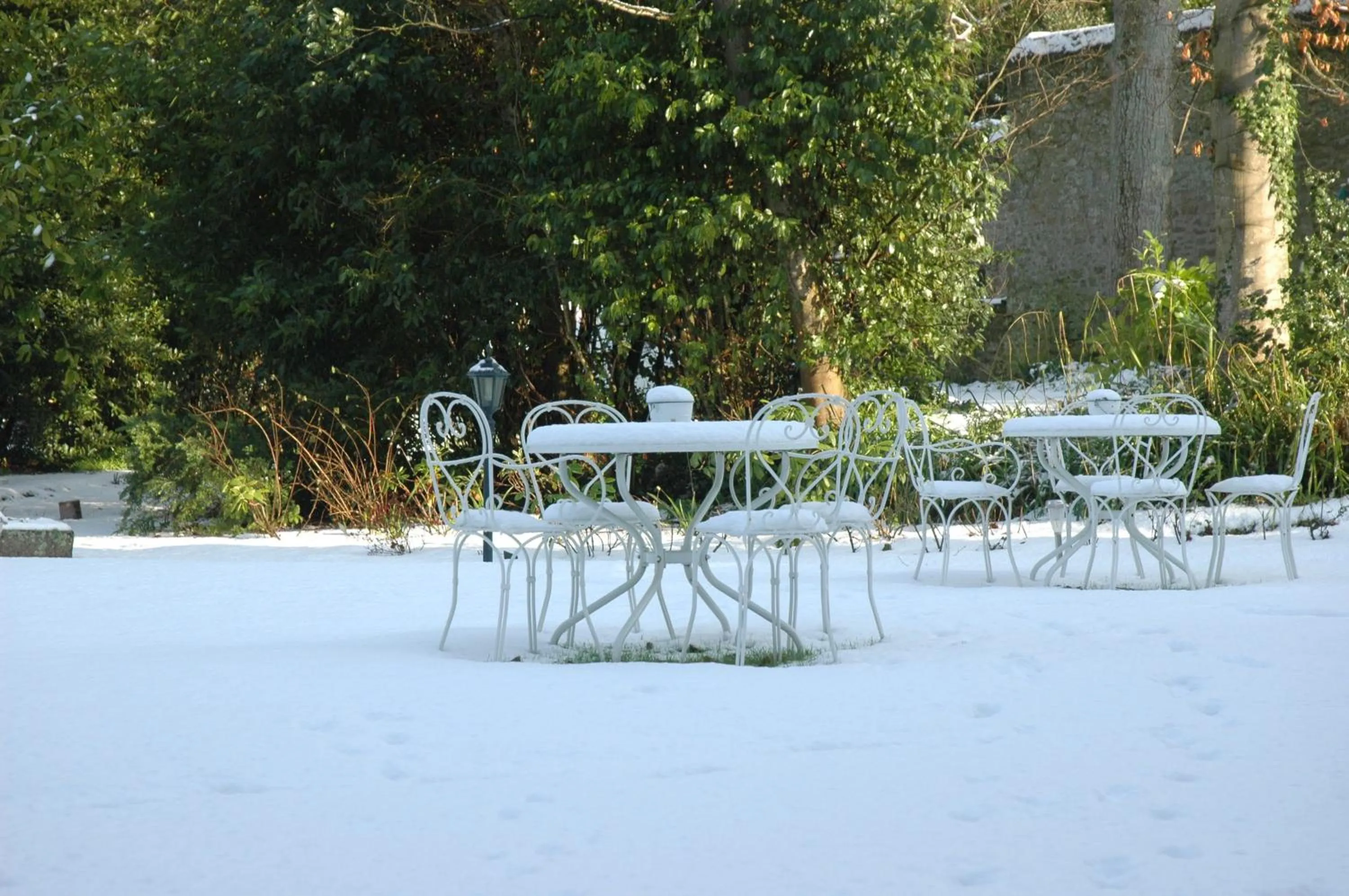Garden in Malouinière Le Valmarin