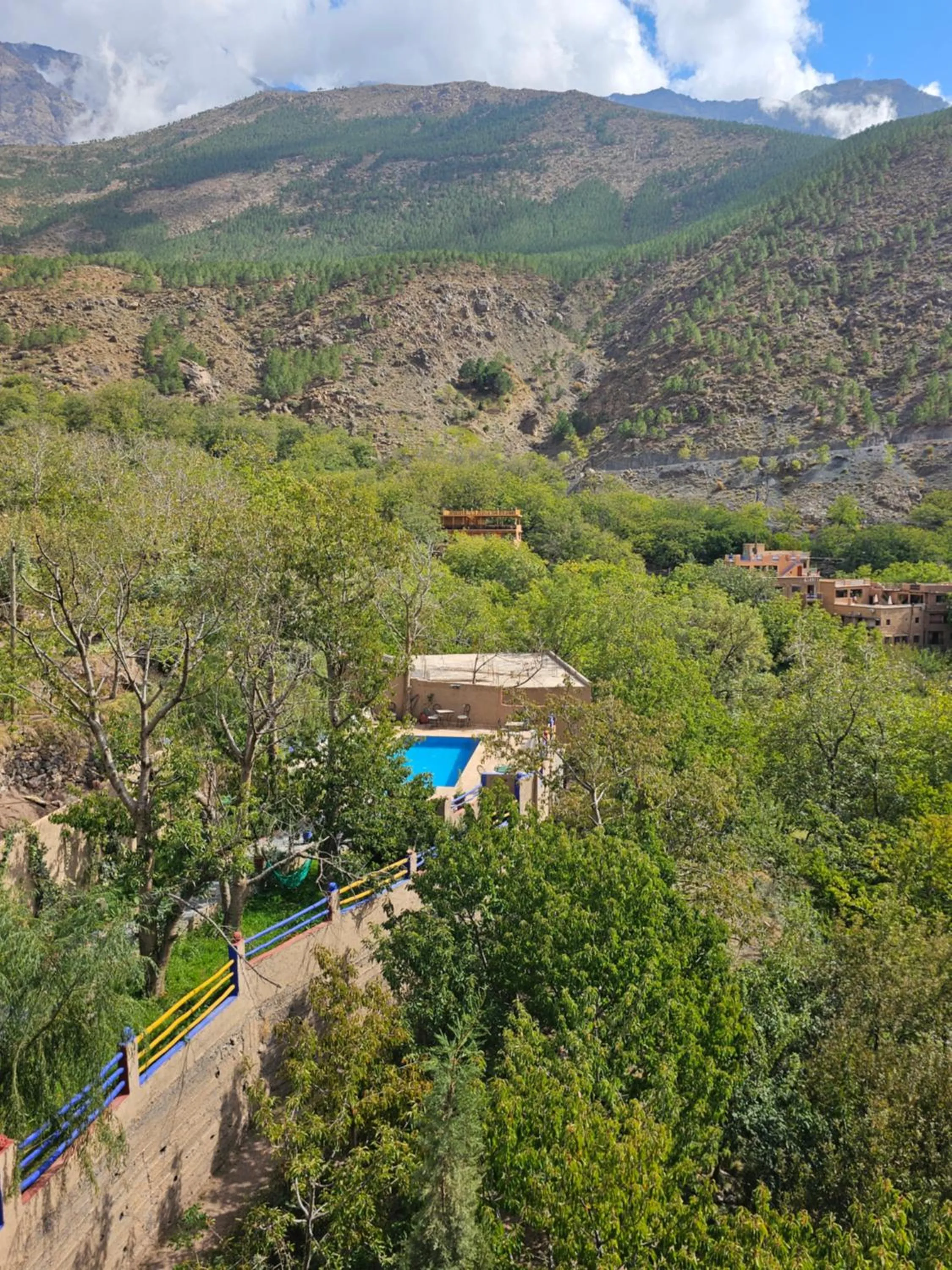 Natural landscape in Jnane Karma