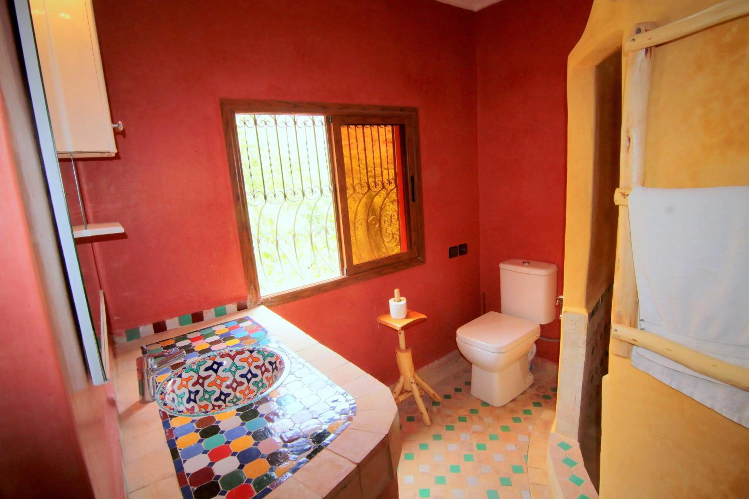 Bathroom, Bed in Jnane Karma