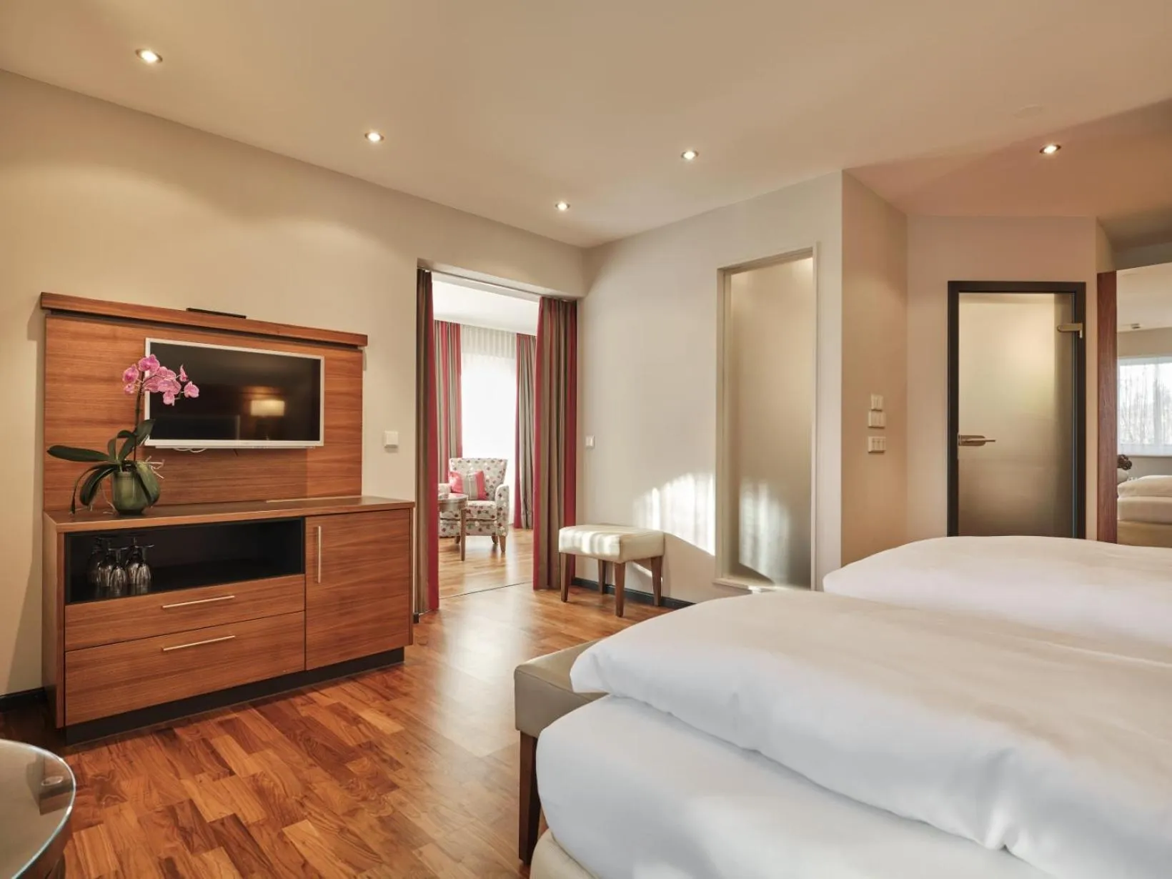 Bed in Hotel Reppert