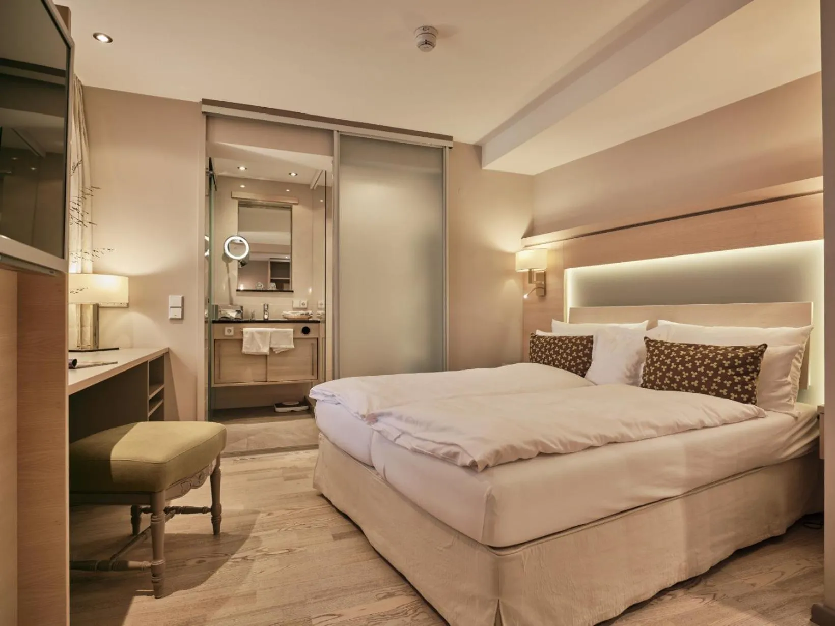 Bed in Hotel Reppert