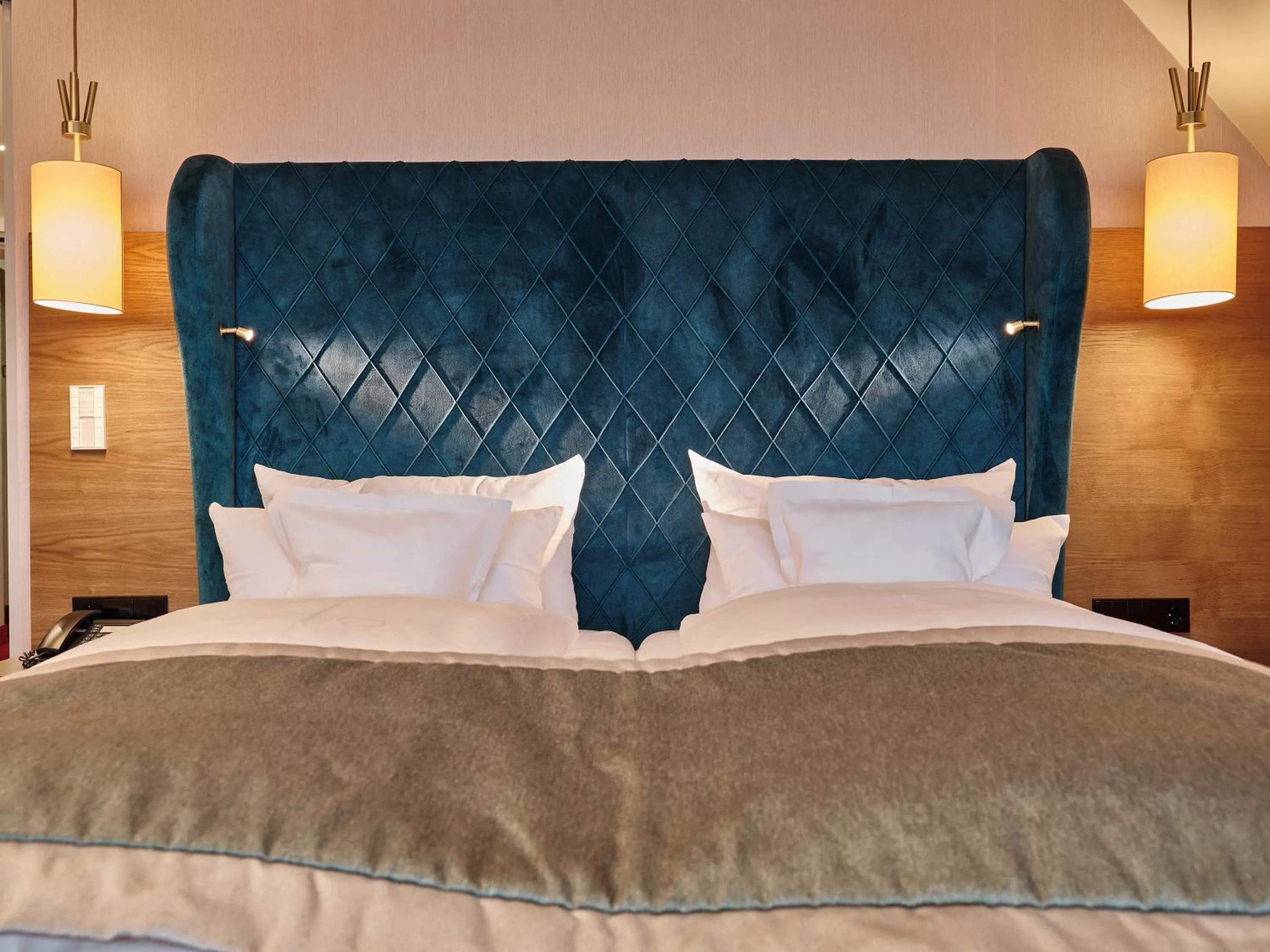 Bed in Hotel Reppert