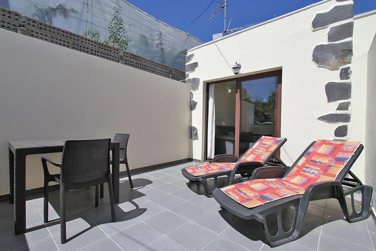 Balcony/Terrace in Bungalow Moijama el Drago