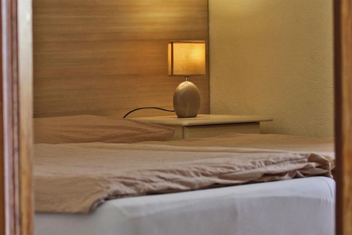 Bedroom, Bed in Bungalow Moijama el Drago
