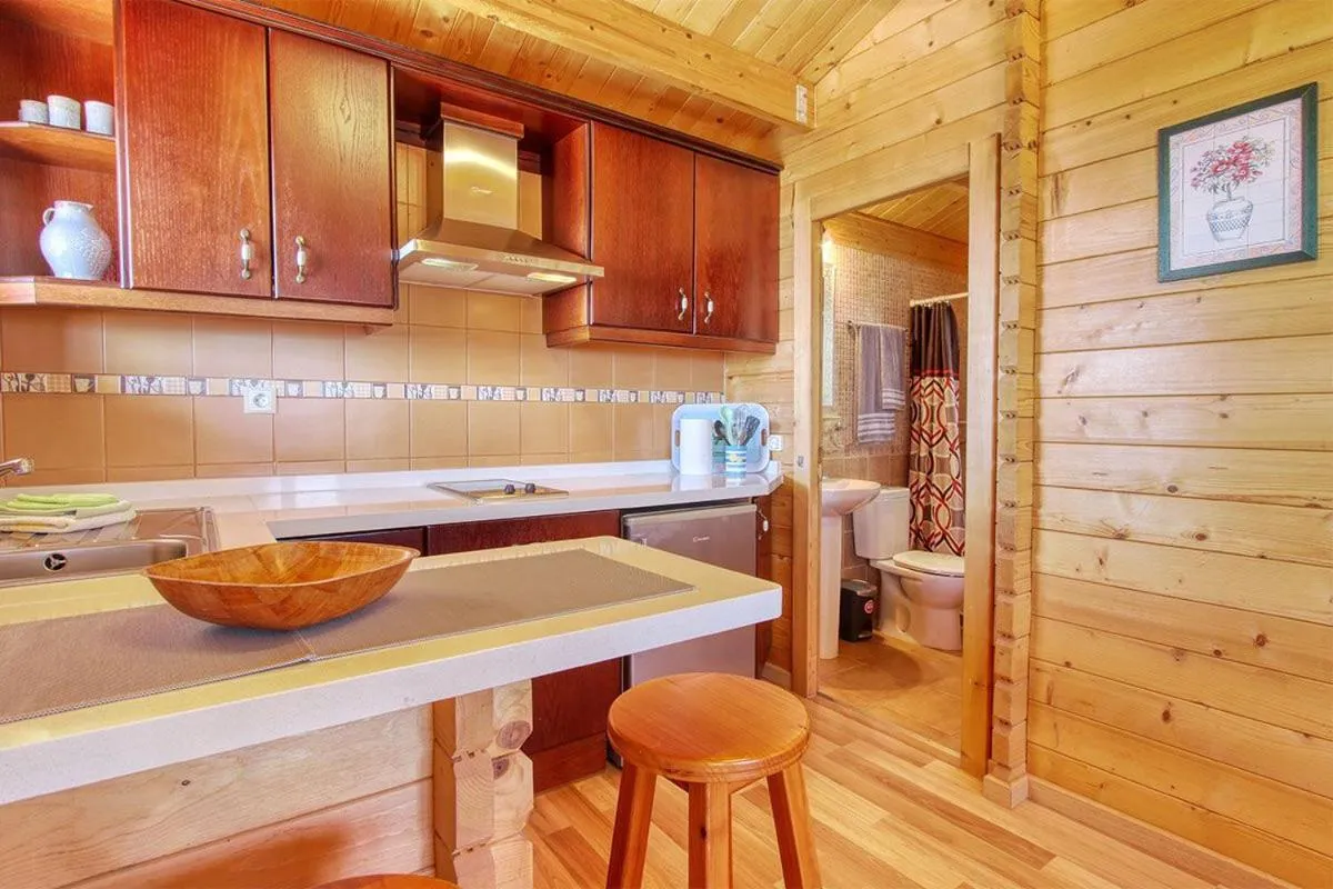 Kitchen or kitchenette in Bungalow Moijama el Drago