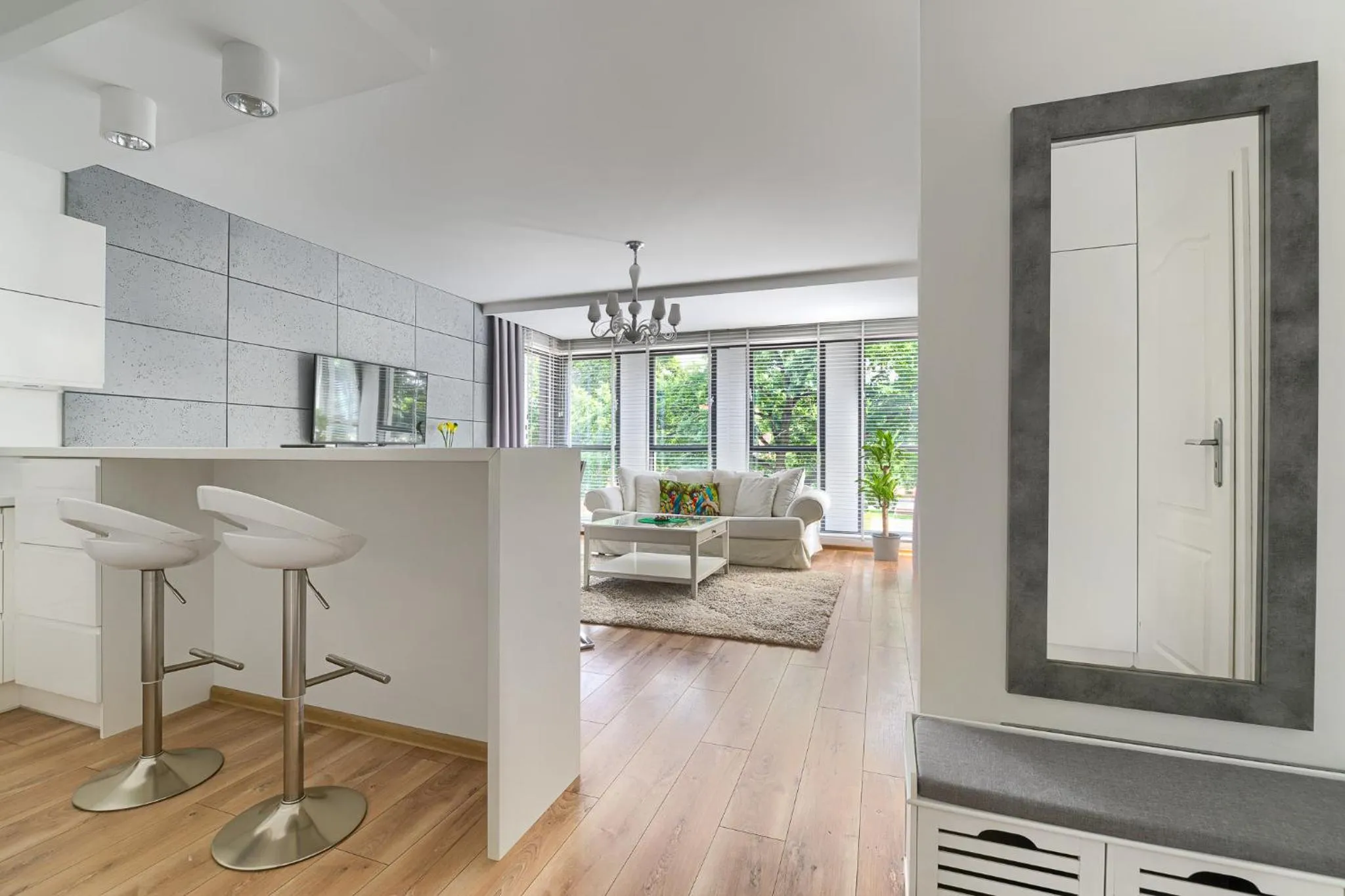 Kitchen or kitchenette in MARGI Eclipse Apartament COMFY AND BEAUTI