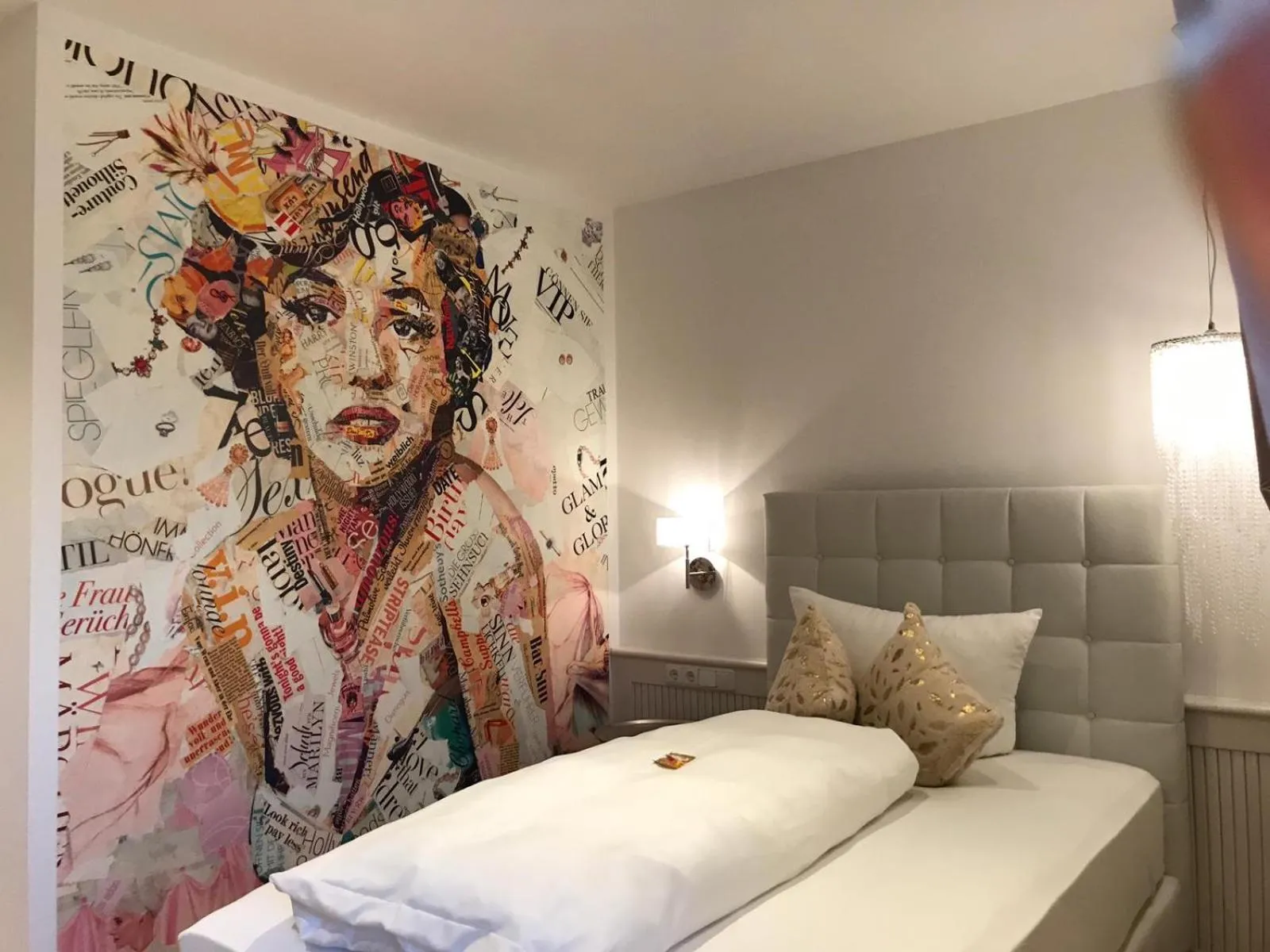 Bed in Gartenhotel Salzach