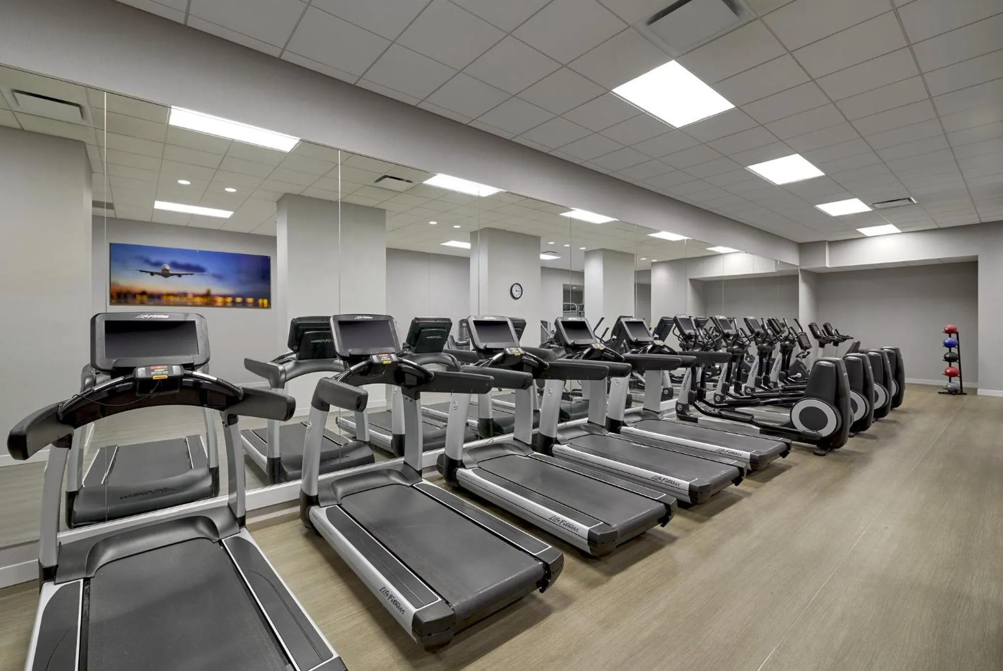 Fitness centre/facilities in Loews Chicago O'Hare Hotel