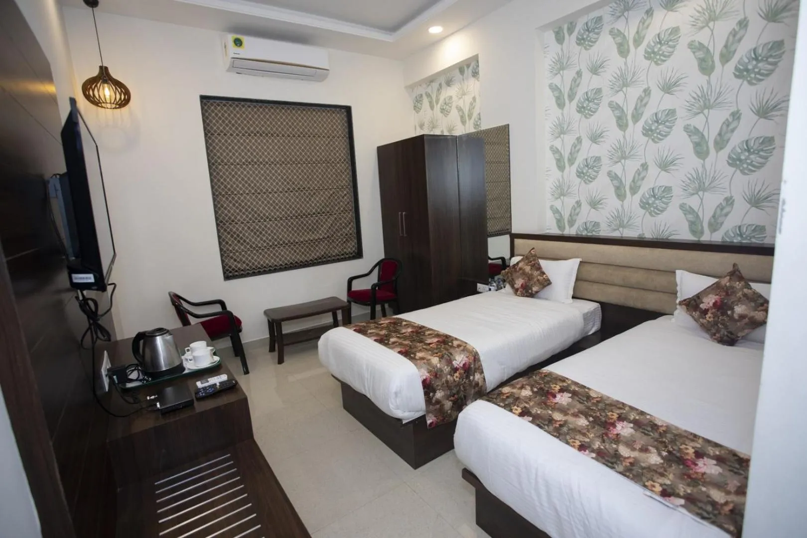Bedroom, Bed in Hotel Bhairav Bagh with Swimming Pool