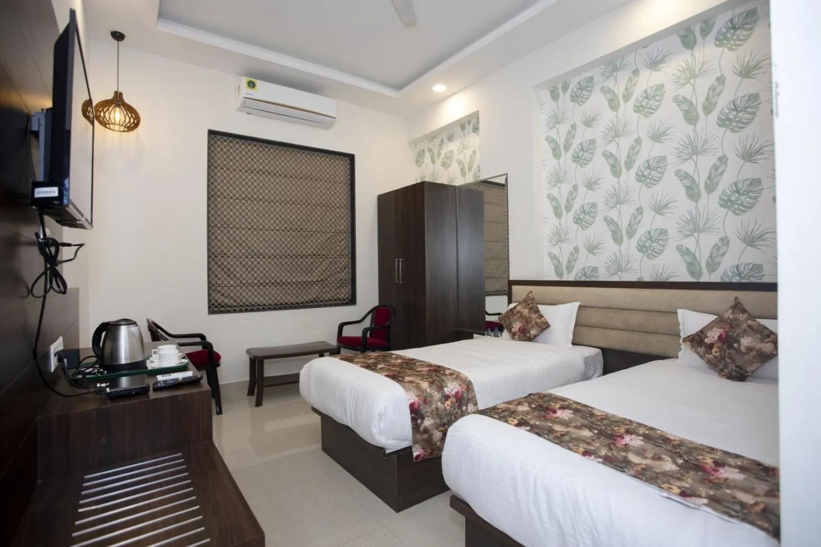Bedroom, Bed in Hotel Bhairav Bagh with Swimming Pool