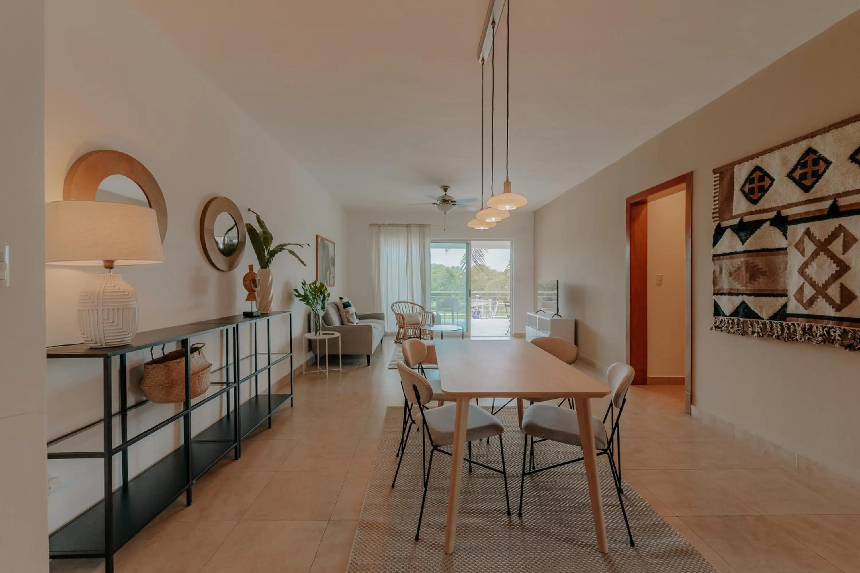 Dining area in Lumina at Jardines Punta Cana Village