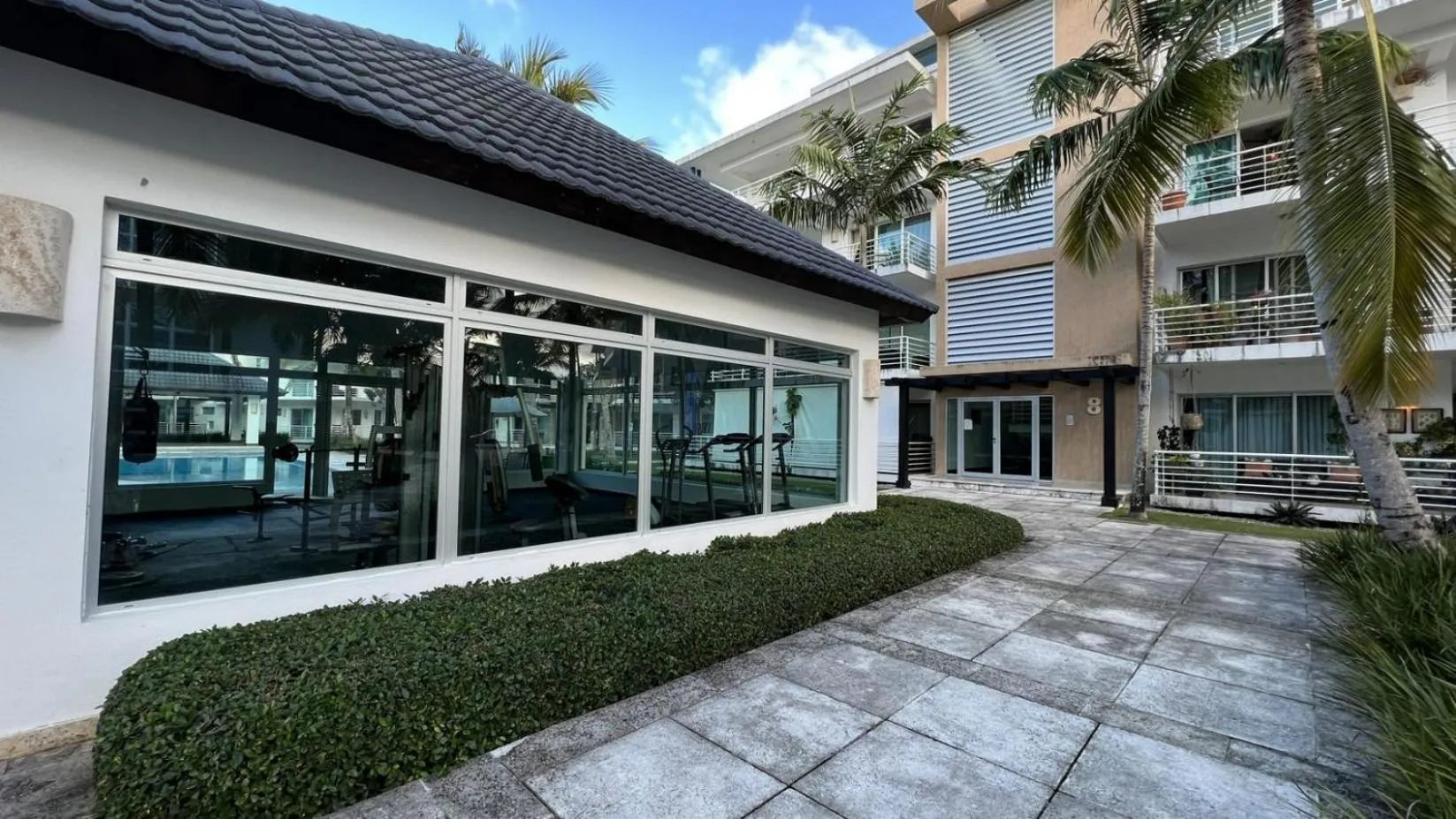 Fitness centre/facilities in Lumina at Jardines Punta Cana Village