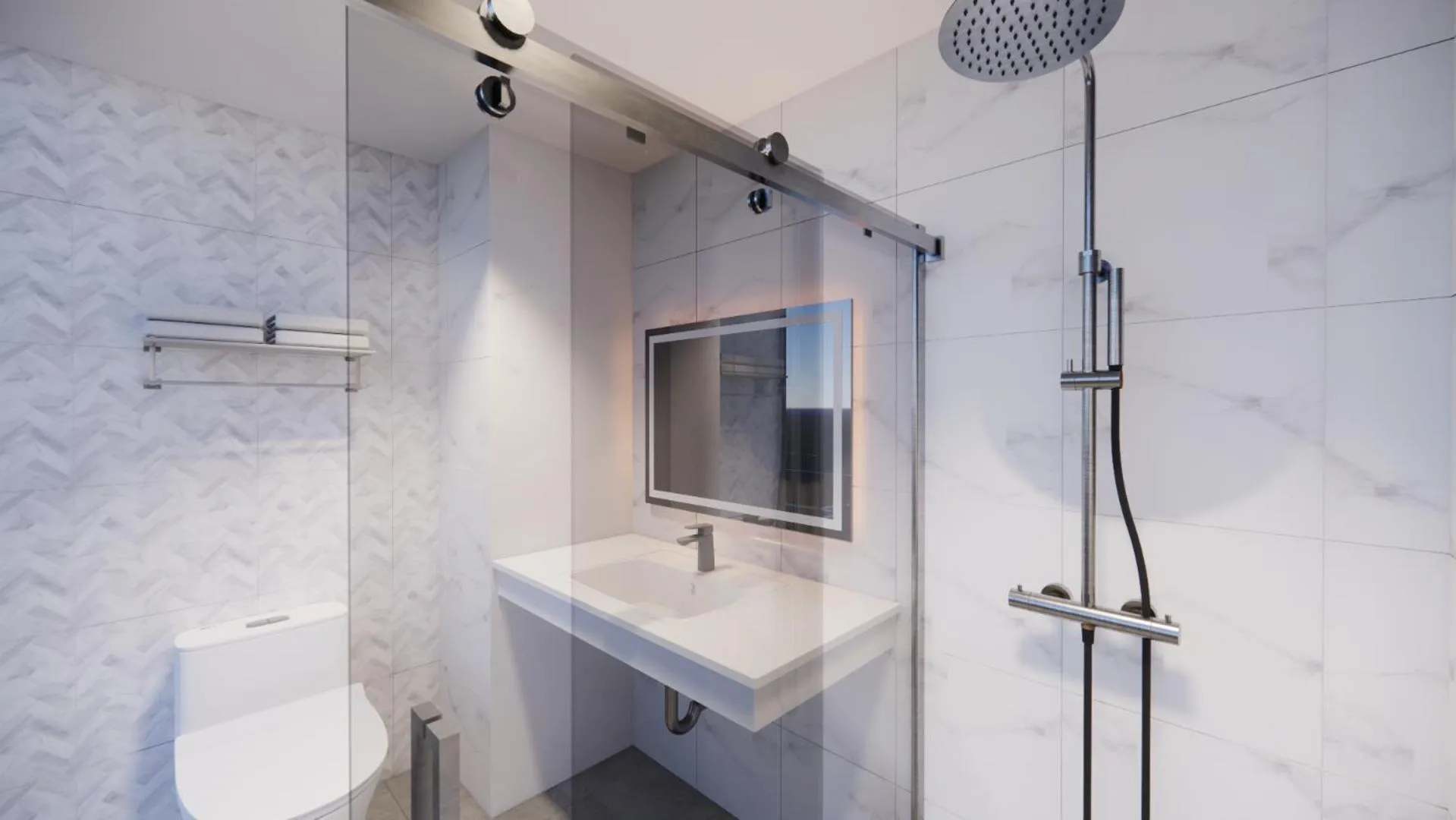 Bathroom in Hi Chiangmai Hotel