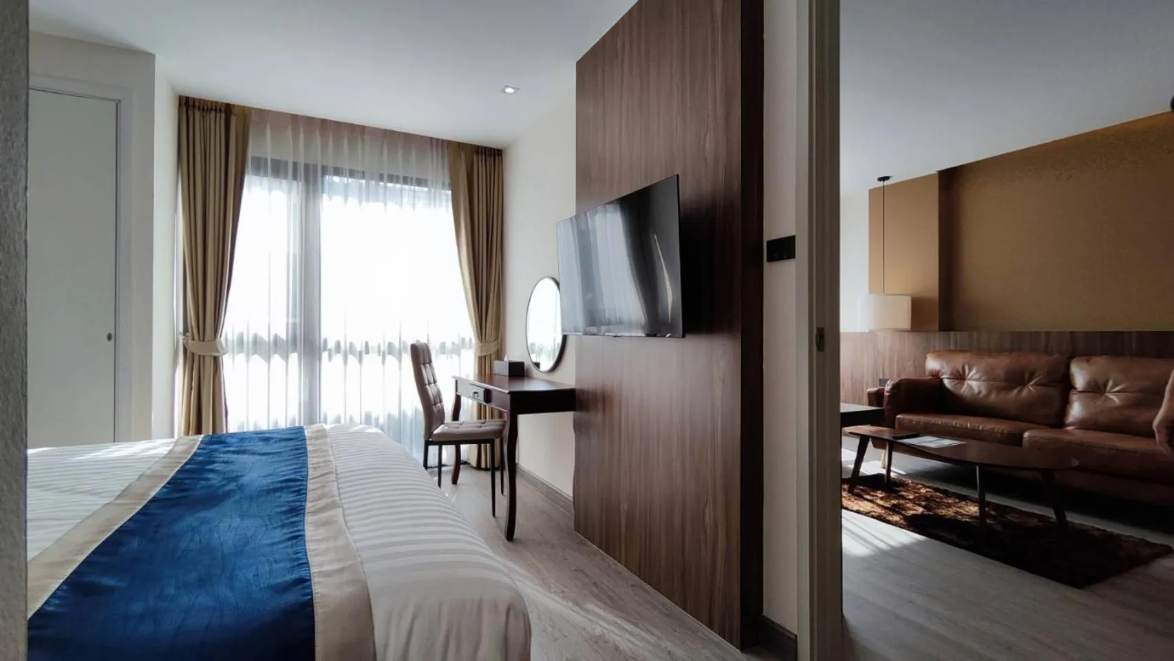 Bed in Hi Chiangmai Hotel