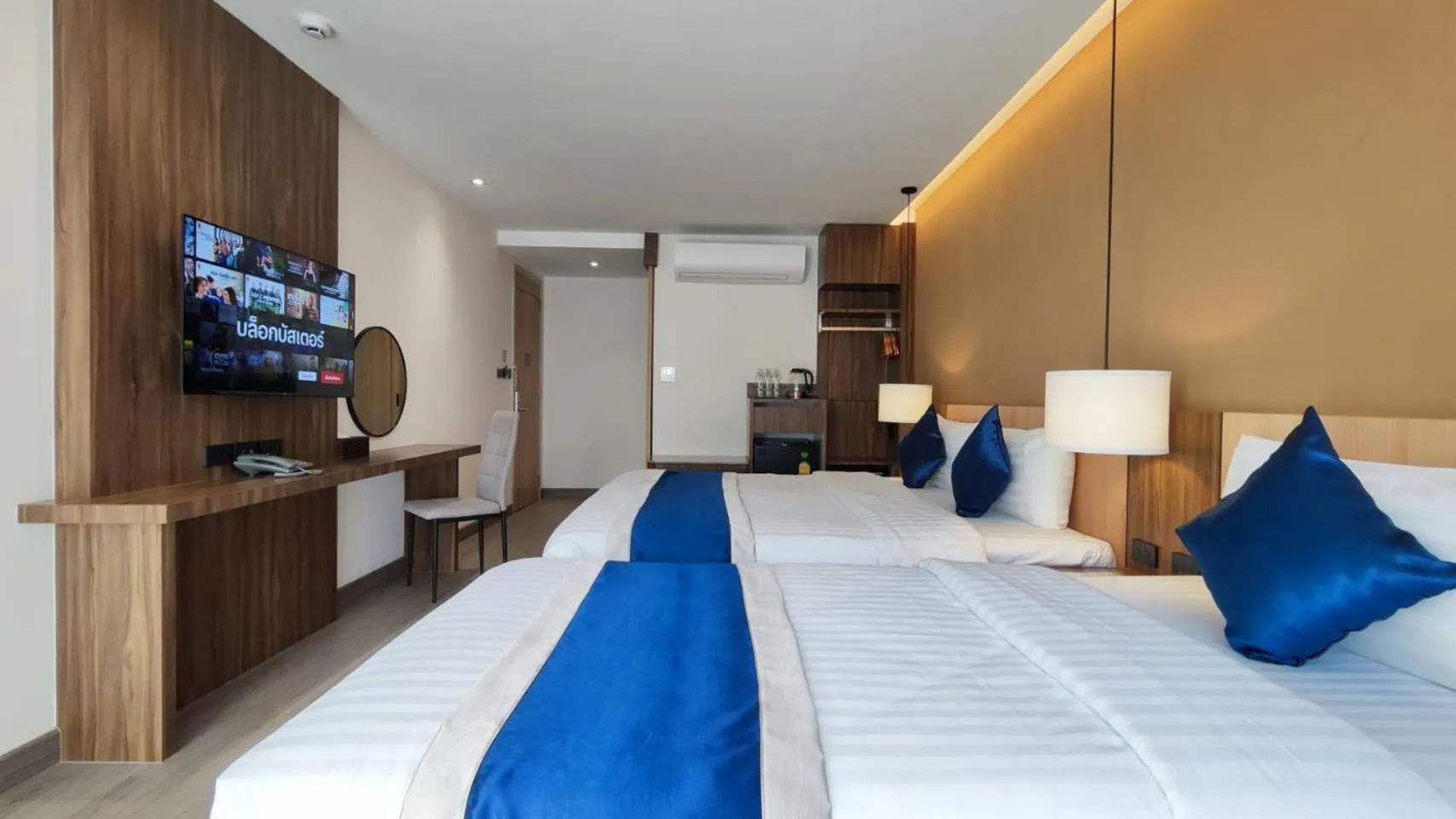 Bed in Hi Chiangmai Hotel