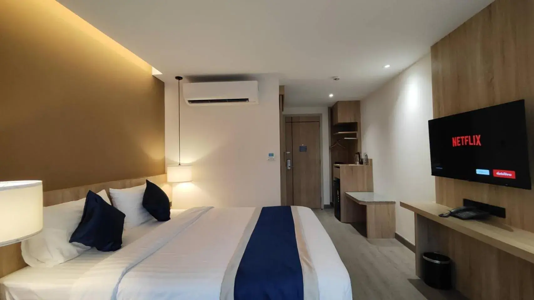 Bed in Hi Chiangmai Hotel Bed in Hi Chiangmai Hotel