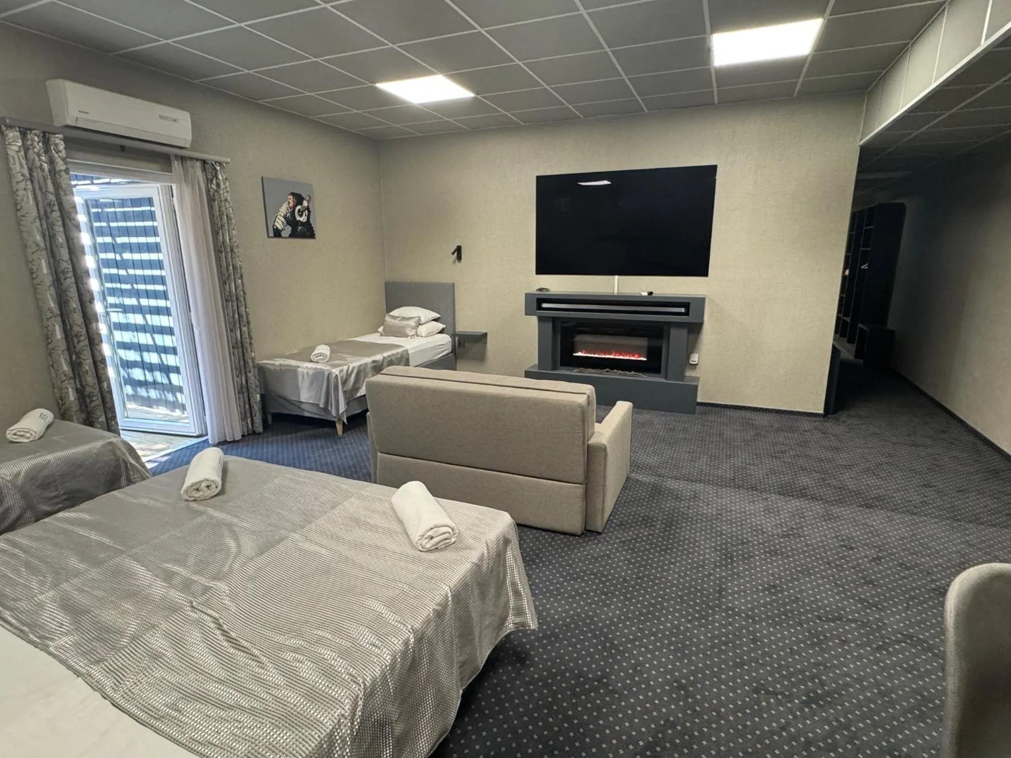 Bed in Arena Deluxe & Spa