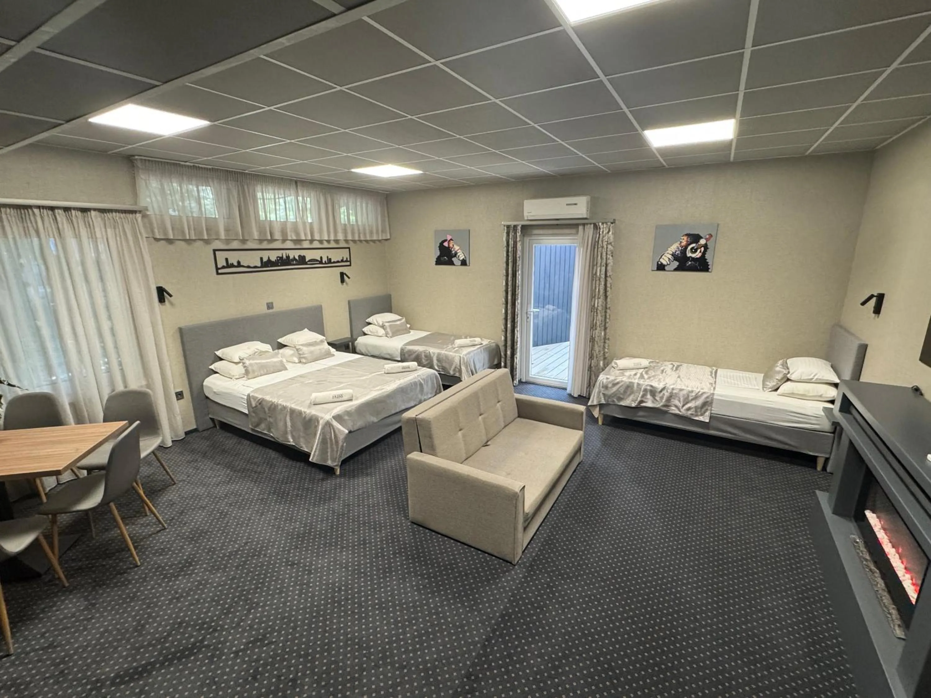 Bed in Arena Deluxe & Spa