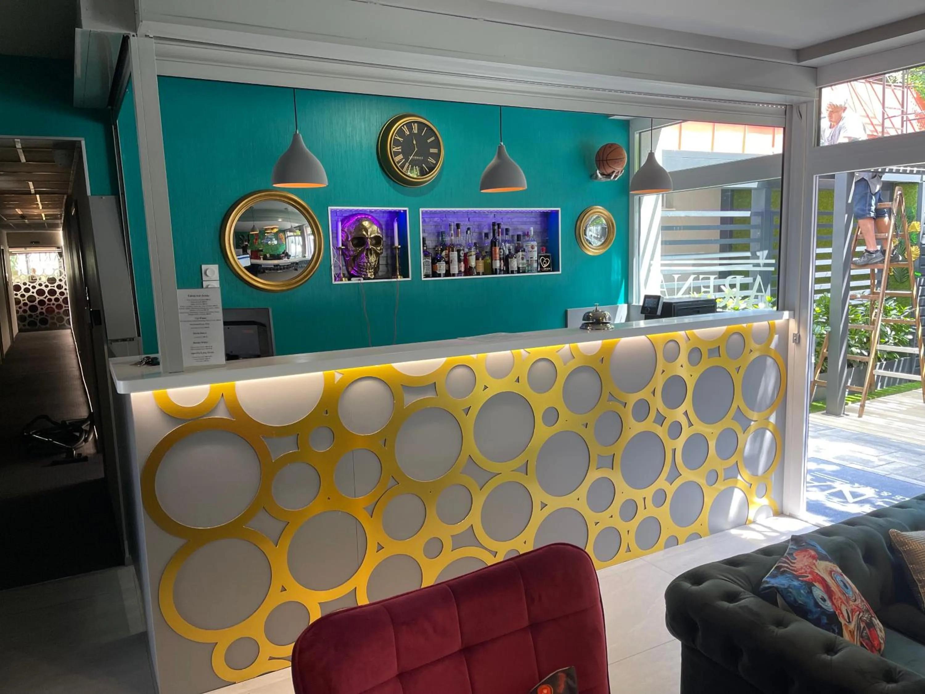 Lobby or reception in Arena Deluxe & Spa