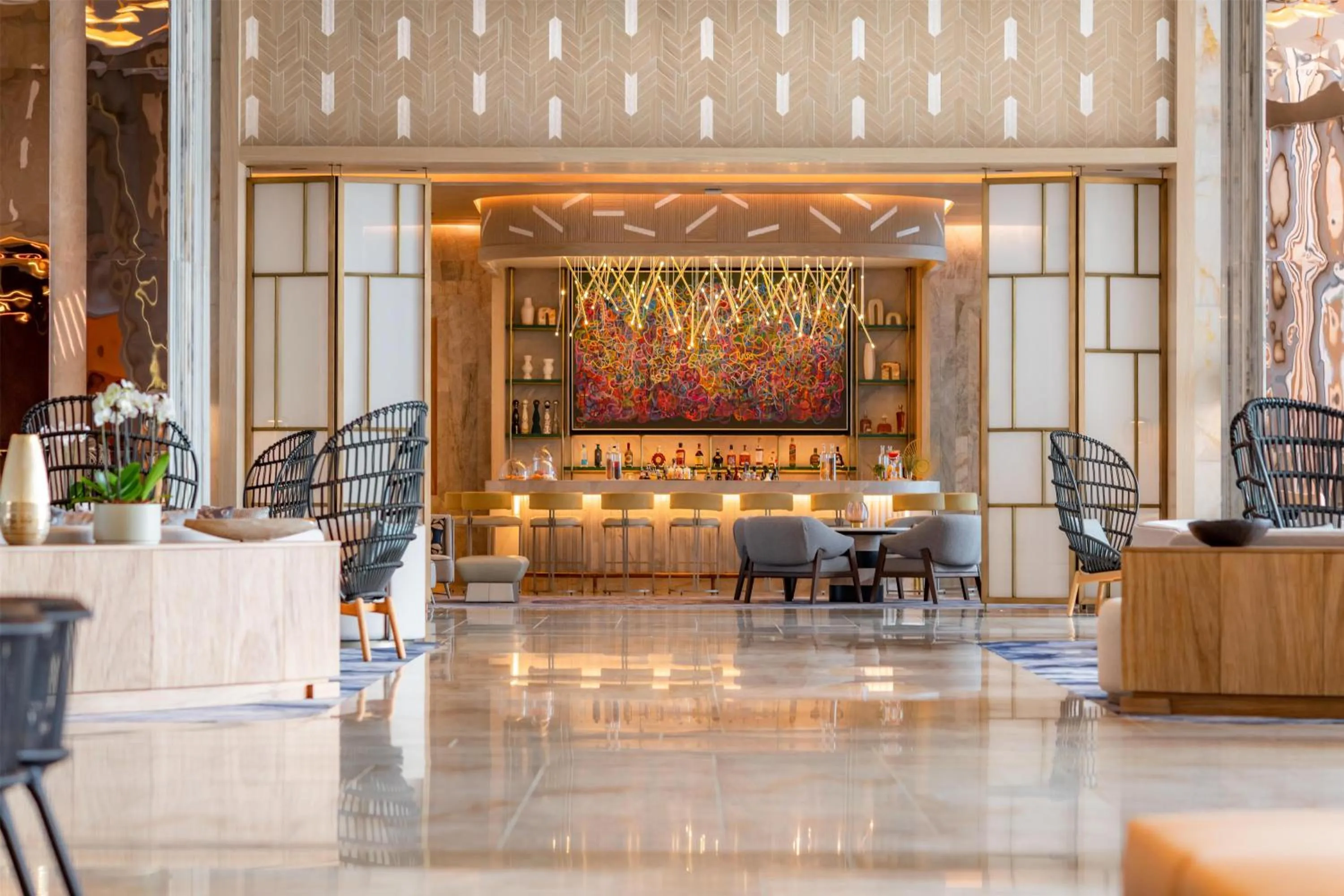 Lounge or bar in Waldorf Astoria Riviera Maya