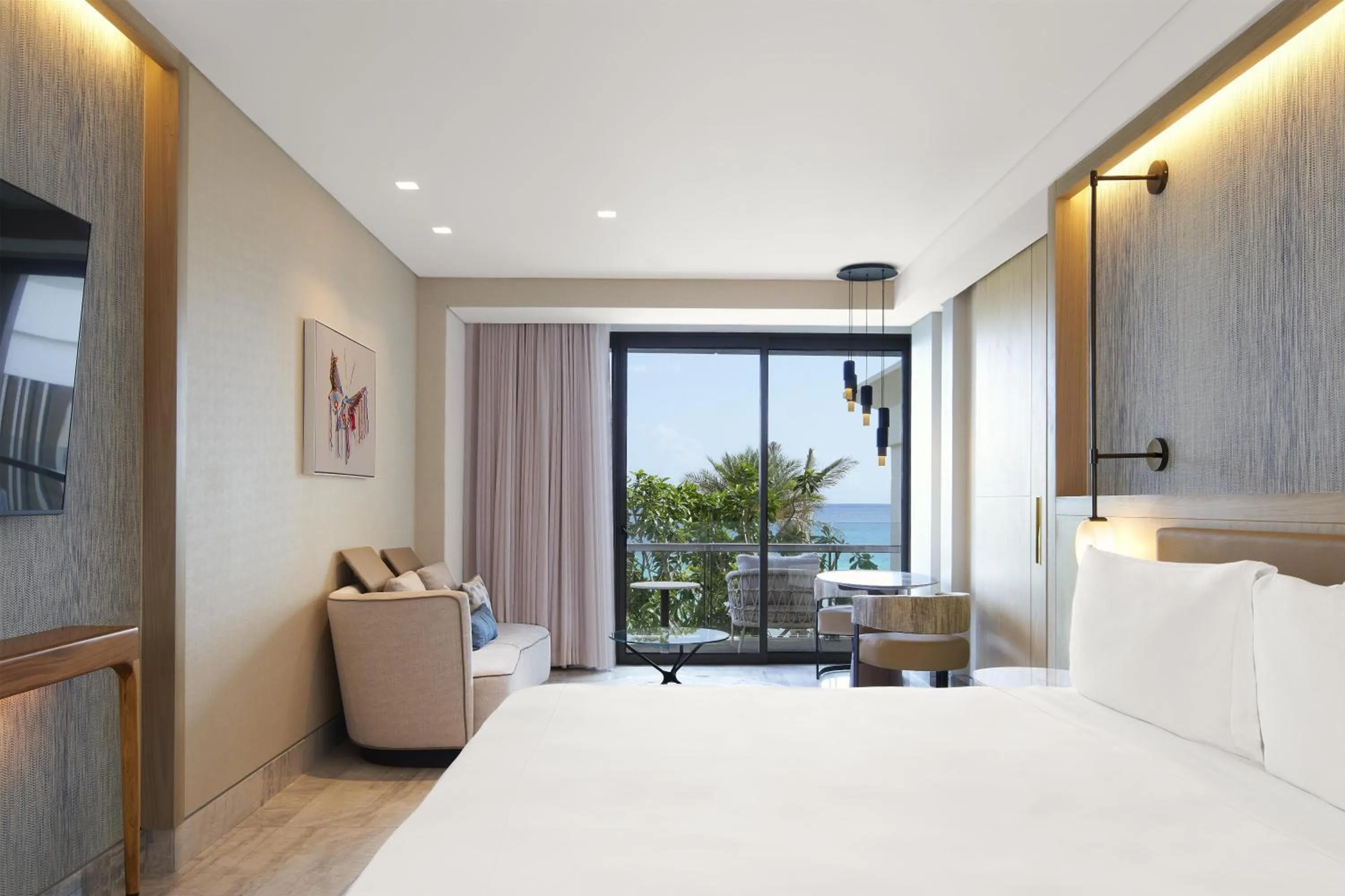 Photo of the whole room, Bed in Waldorf Astoria Riviera Maya