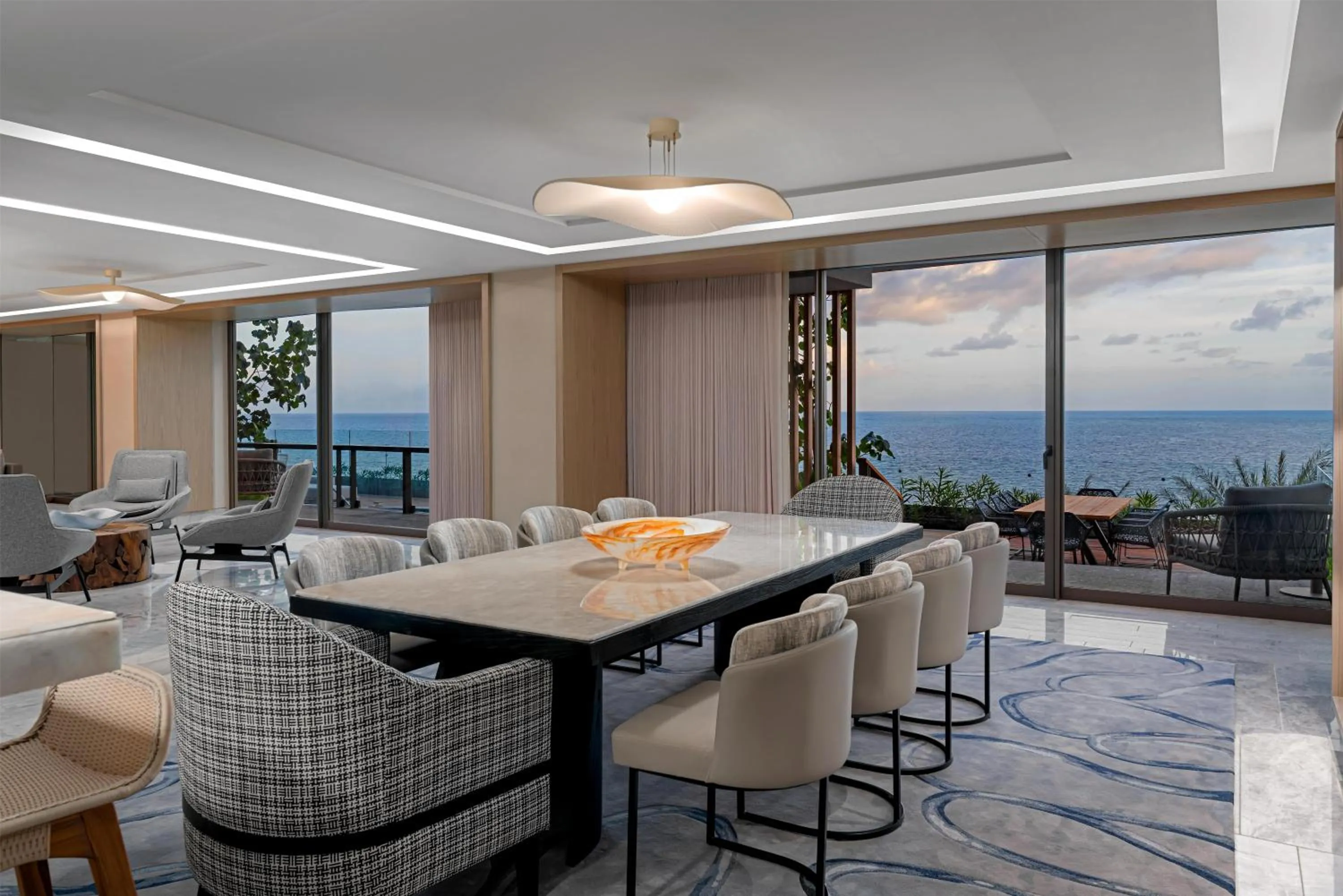 Living room in Waldorf Astoria Riviera Maya