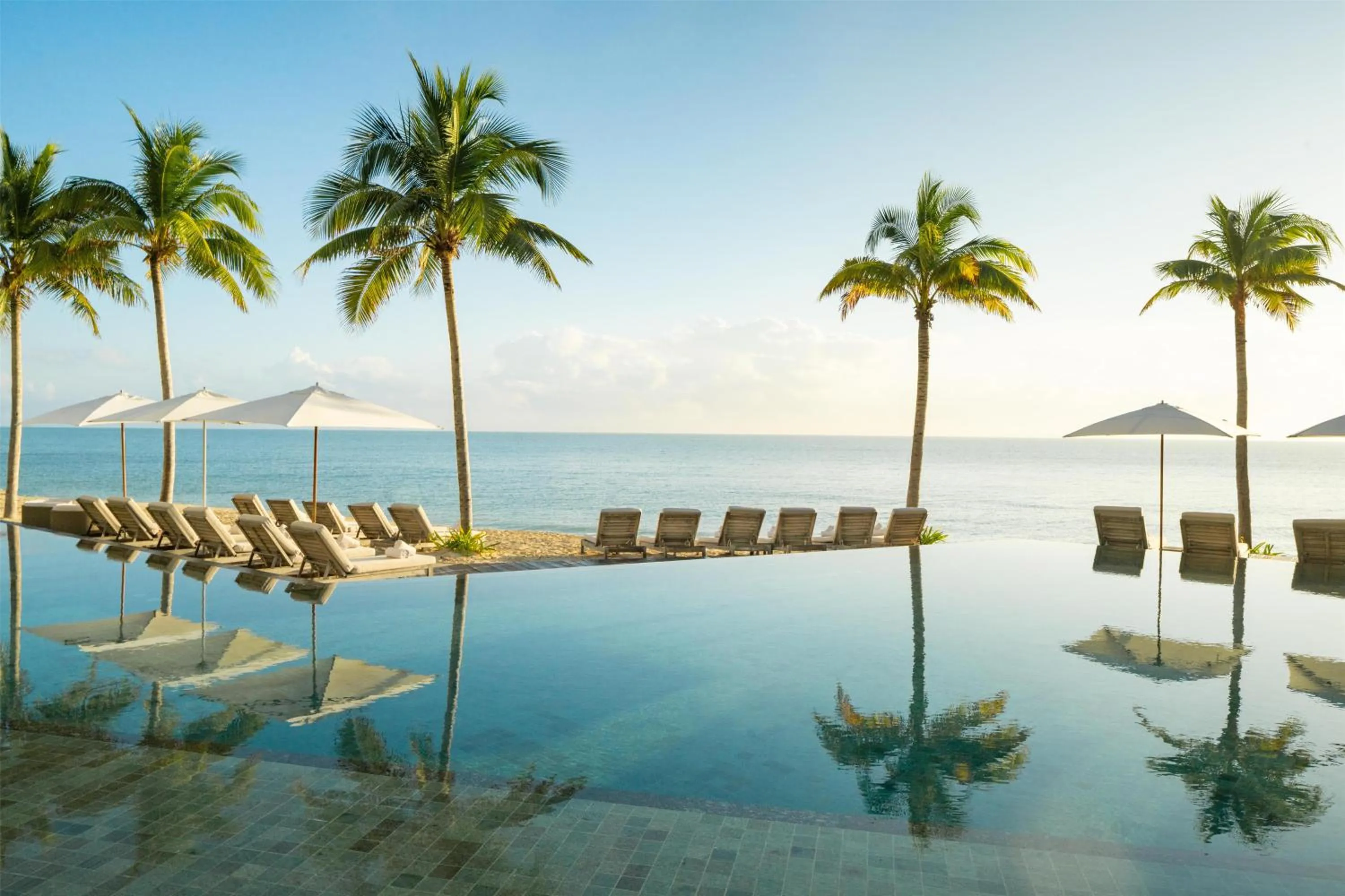 Pool view in Waldorf Astoria Riviera Maya