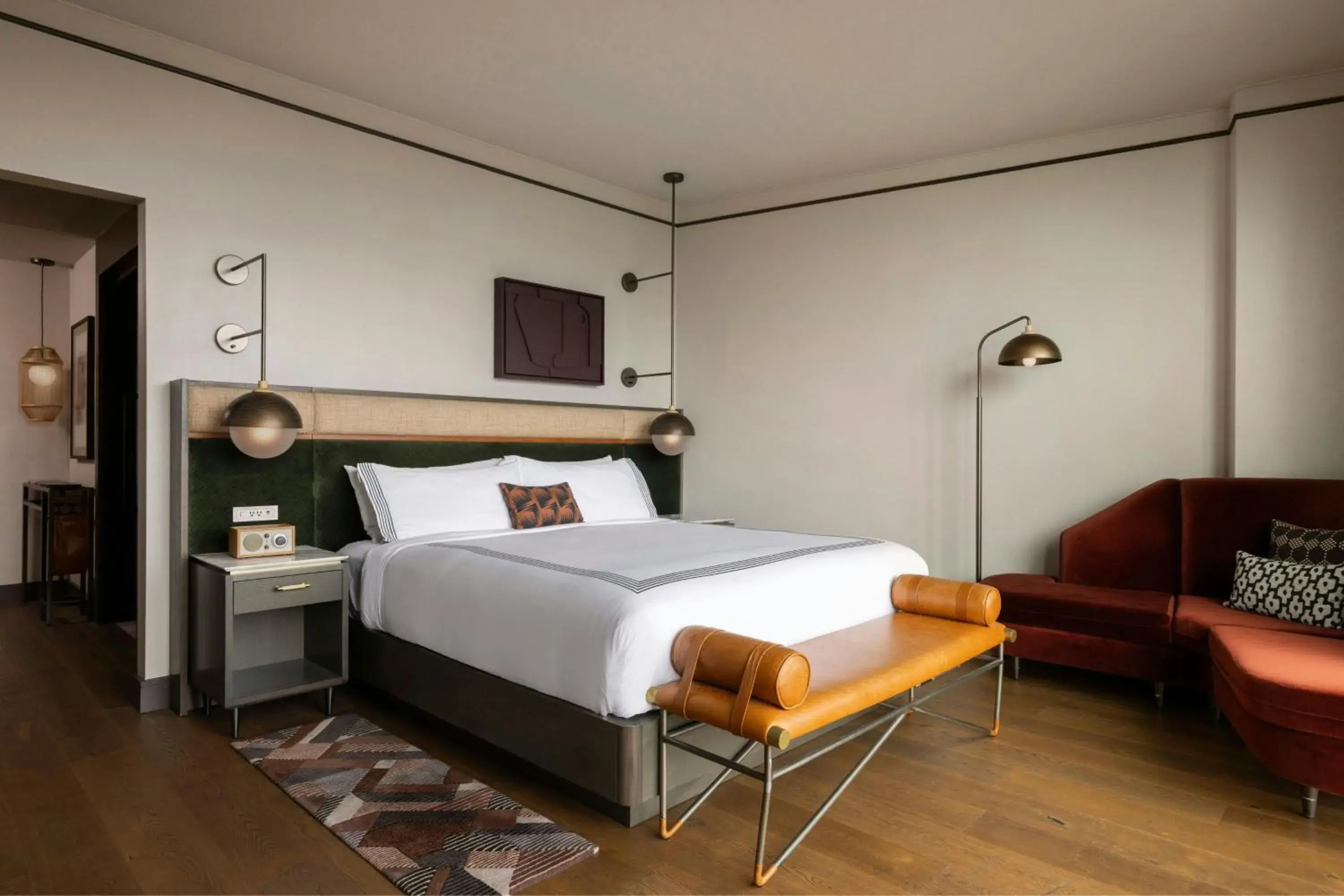 Photo of the whole room, Bed in The Tess, Autograph Collection Photo of the whole room, Bed in The Tess, Autograph Collection