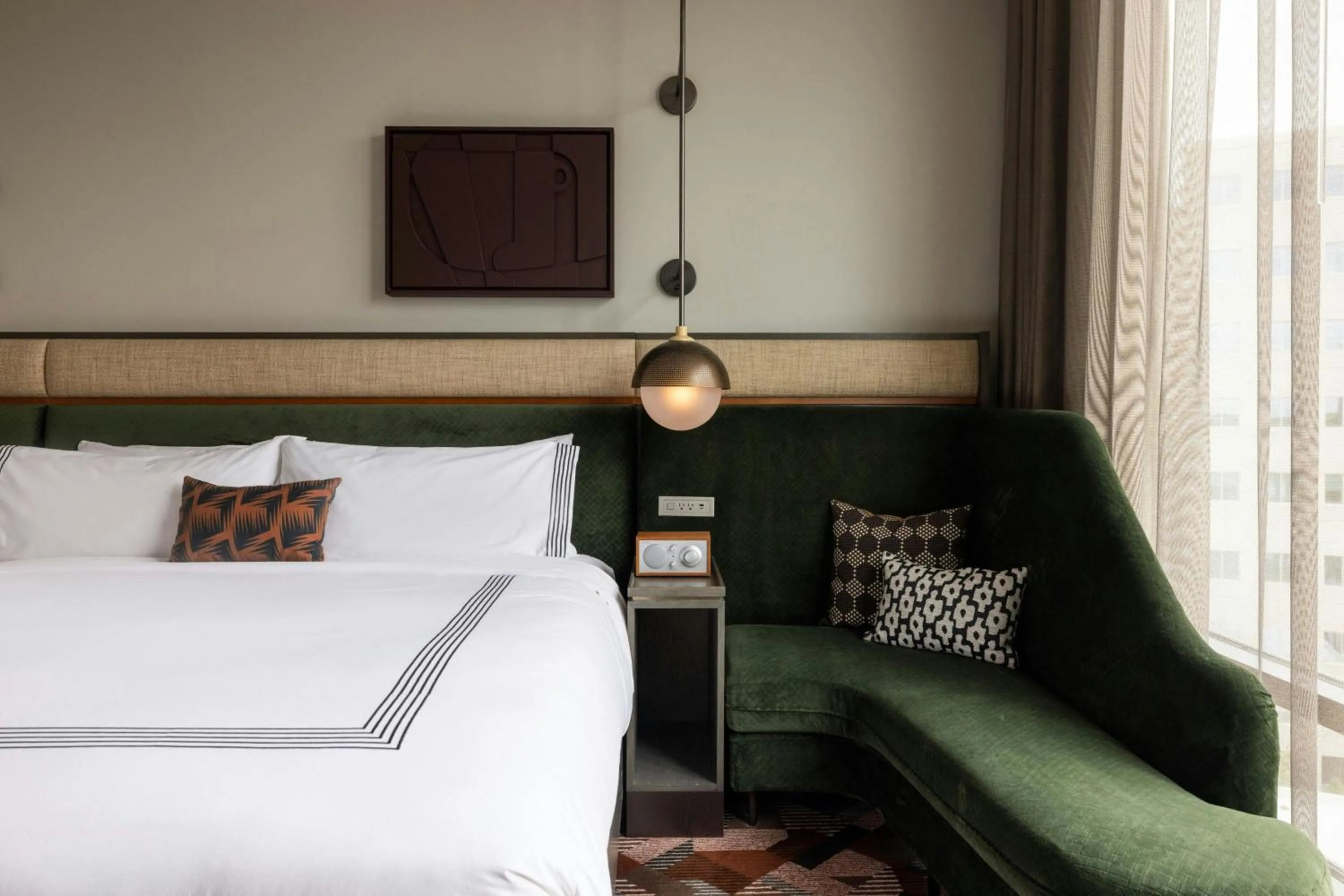 Photo of the whole room, Bed in The Tess, Autograph Collection