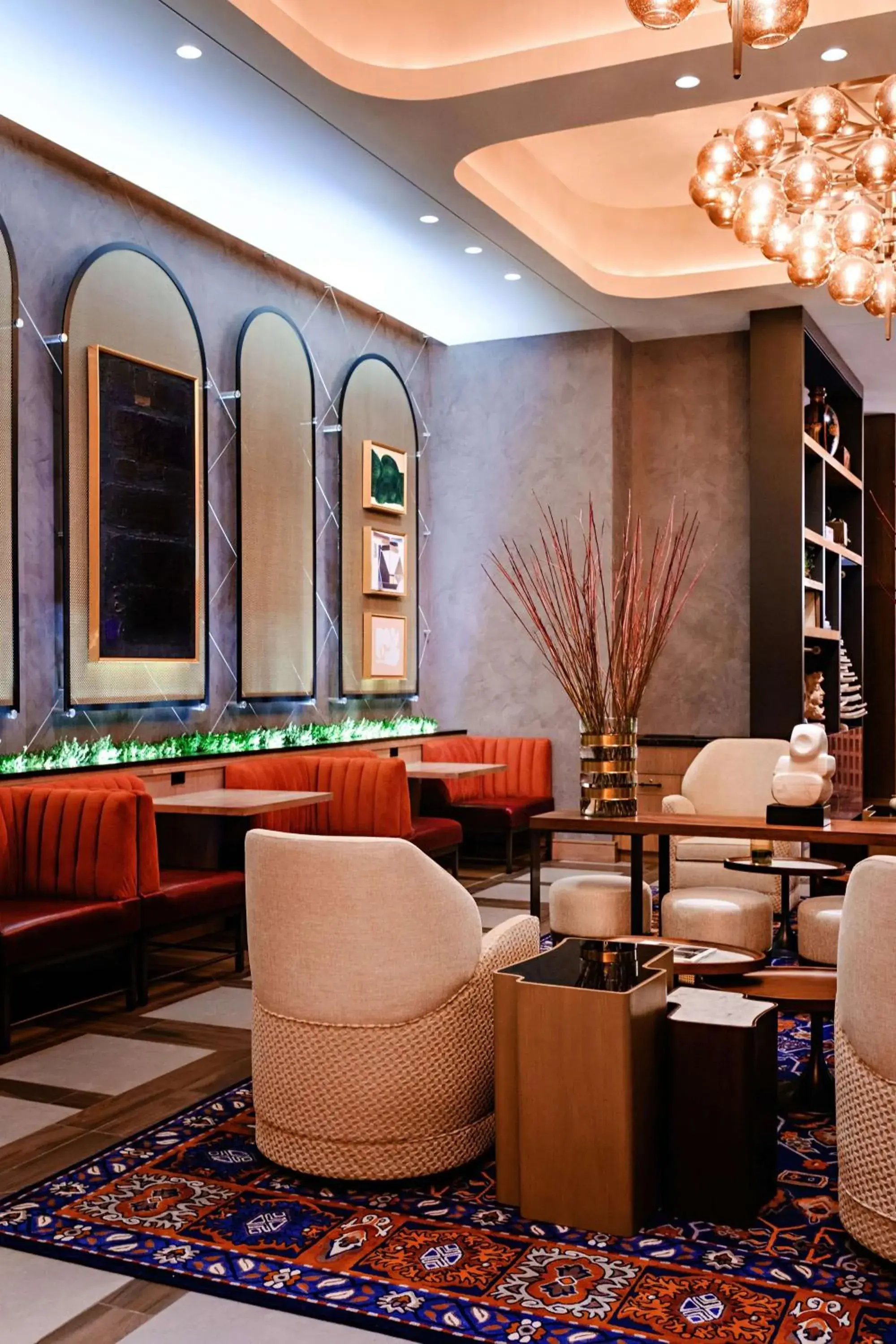Lobby or reception in Thompson Atlanta - Buckhead, by Hyatt Lobby or reception in Thompson Atlanta - Buckhead, by Hyatt