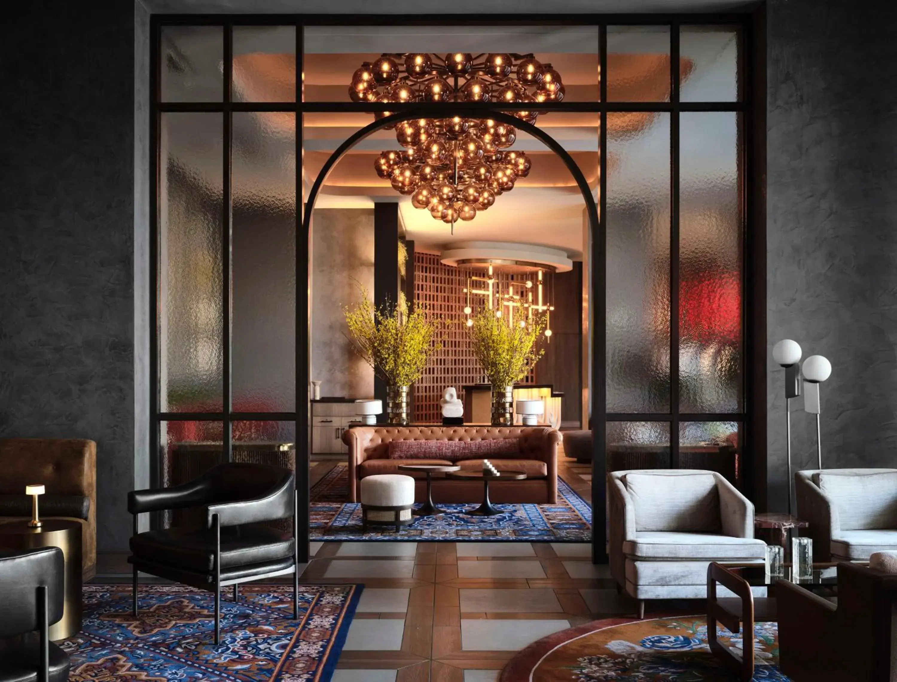 Lobby or reception, Bed in Thompson Atlanta - Buckhead, by Hyatt Lobby or reception, Bed in Thompson Atlanta - Buckhead, by Hyatt
