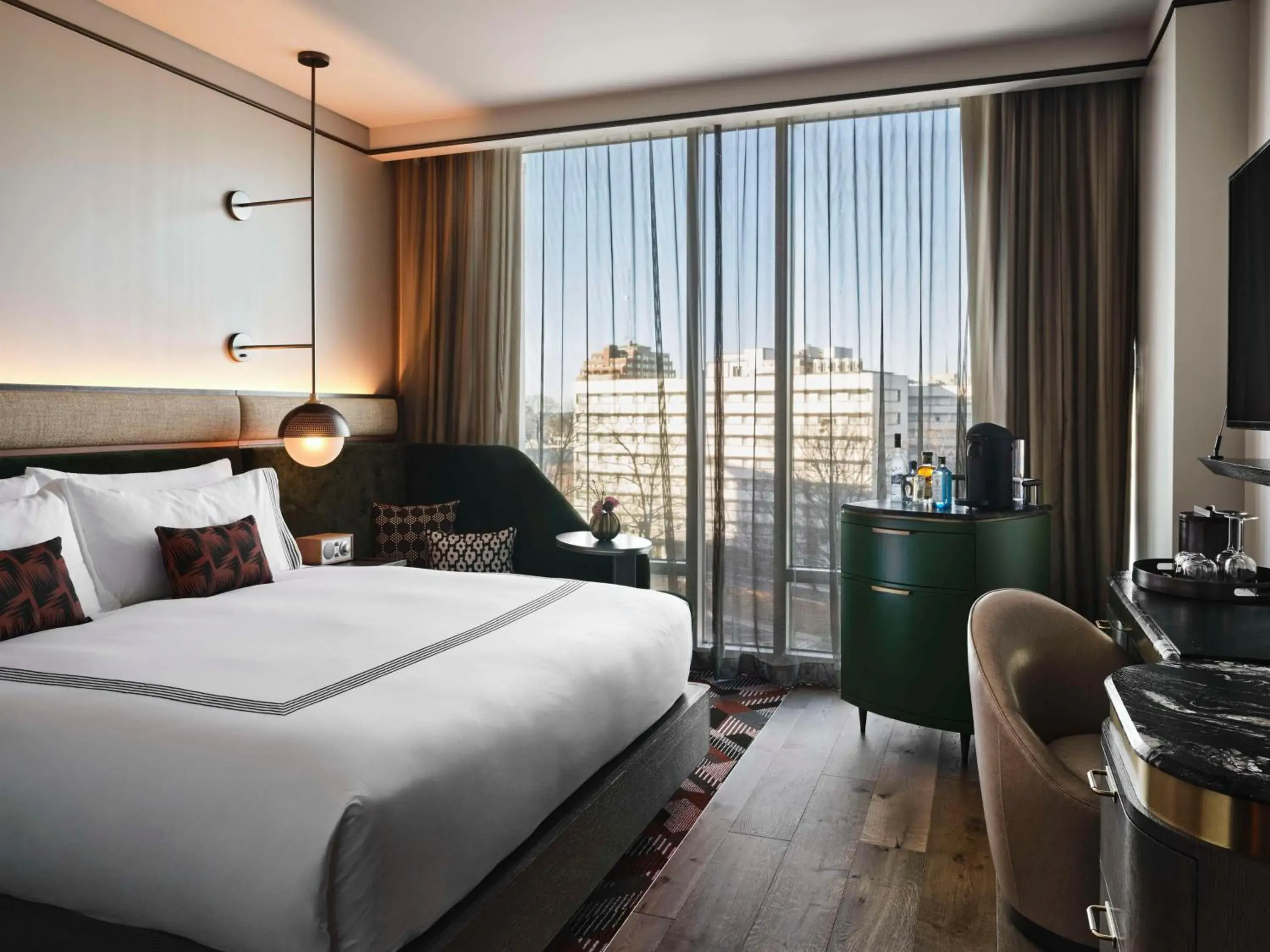 Bedroom, Bed in Thompson Atlanta - Buckhead, by Hyatt Bedroom, Bed in Thompson Atlanta - Buckhead, by Hyatt