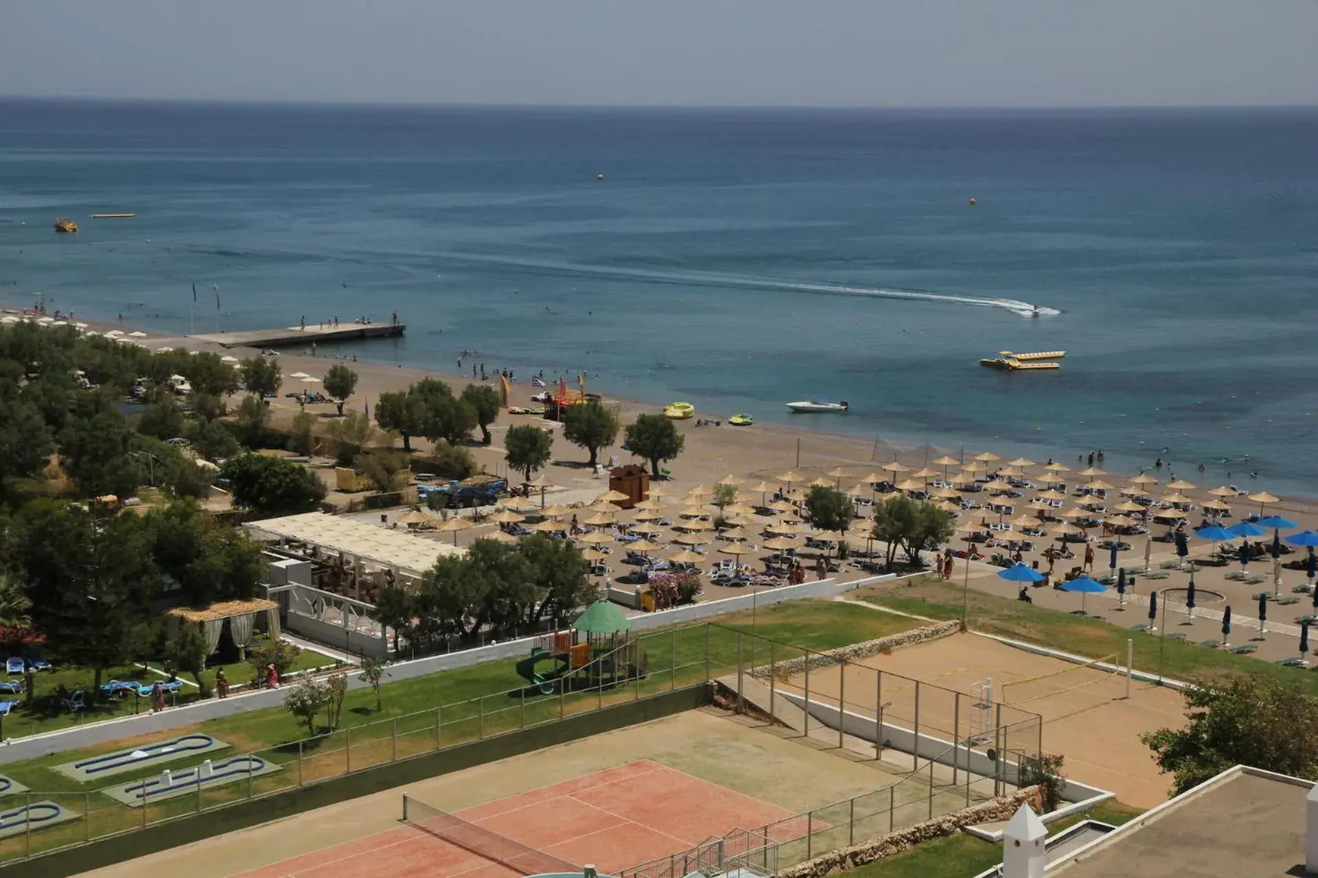 Sea view in OLYMPOS BEACH HOTEL Sea view in OLYMPOS BEACH HOTEL