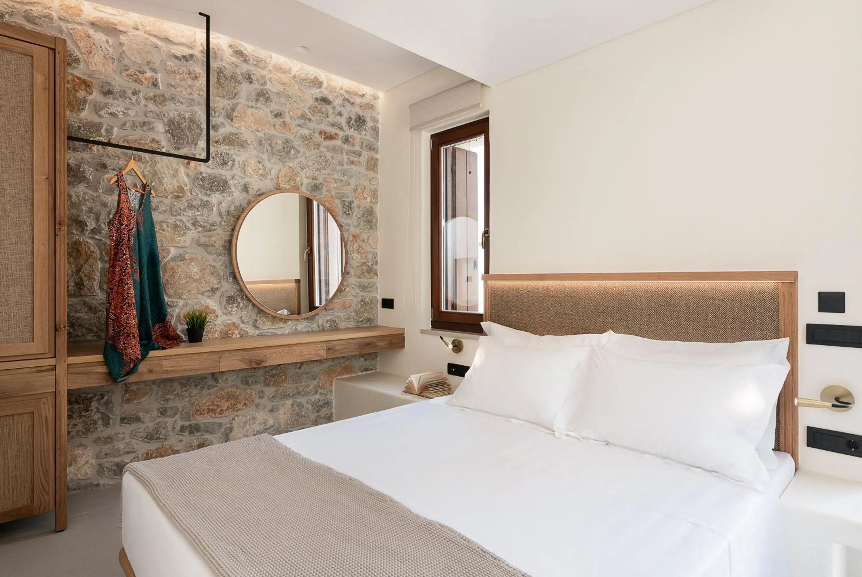 Bed in The Authentic Village Boutique Hotel