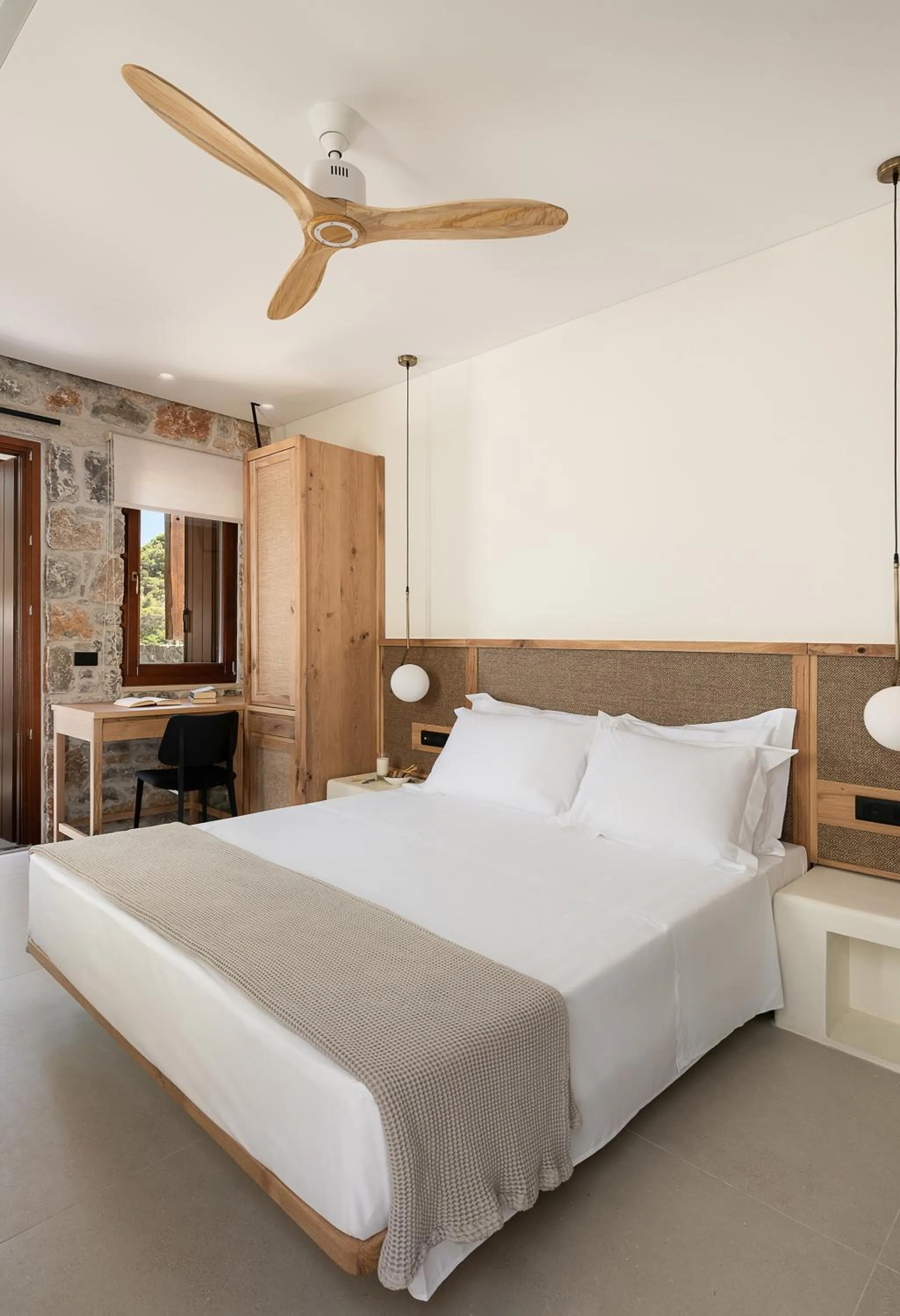 Bed in The Authentic Village Boutique Hotel