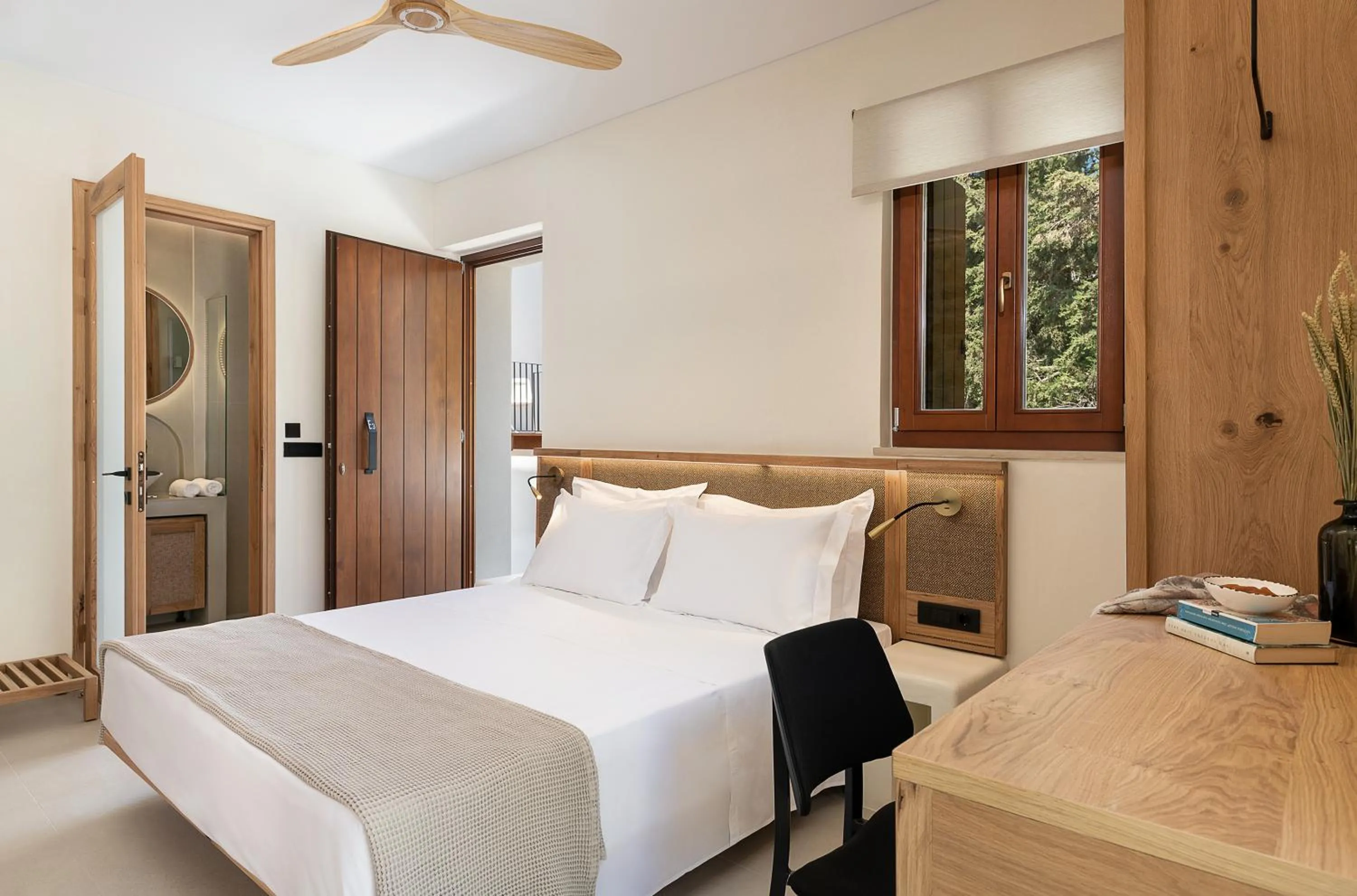 Bed in The Authentic Village Boutique Hotel