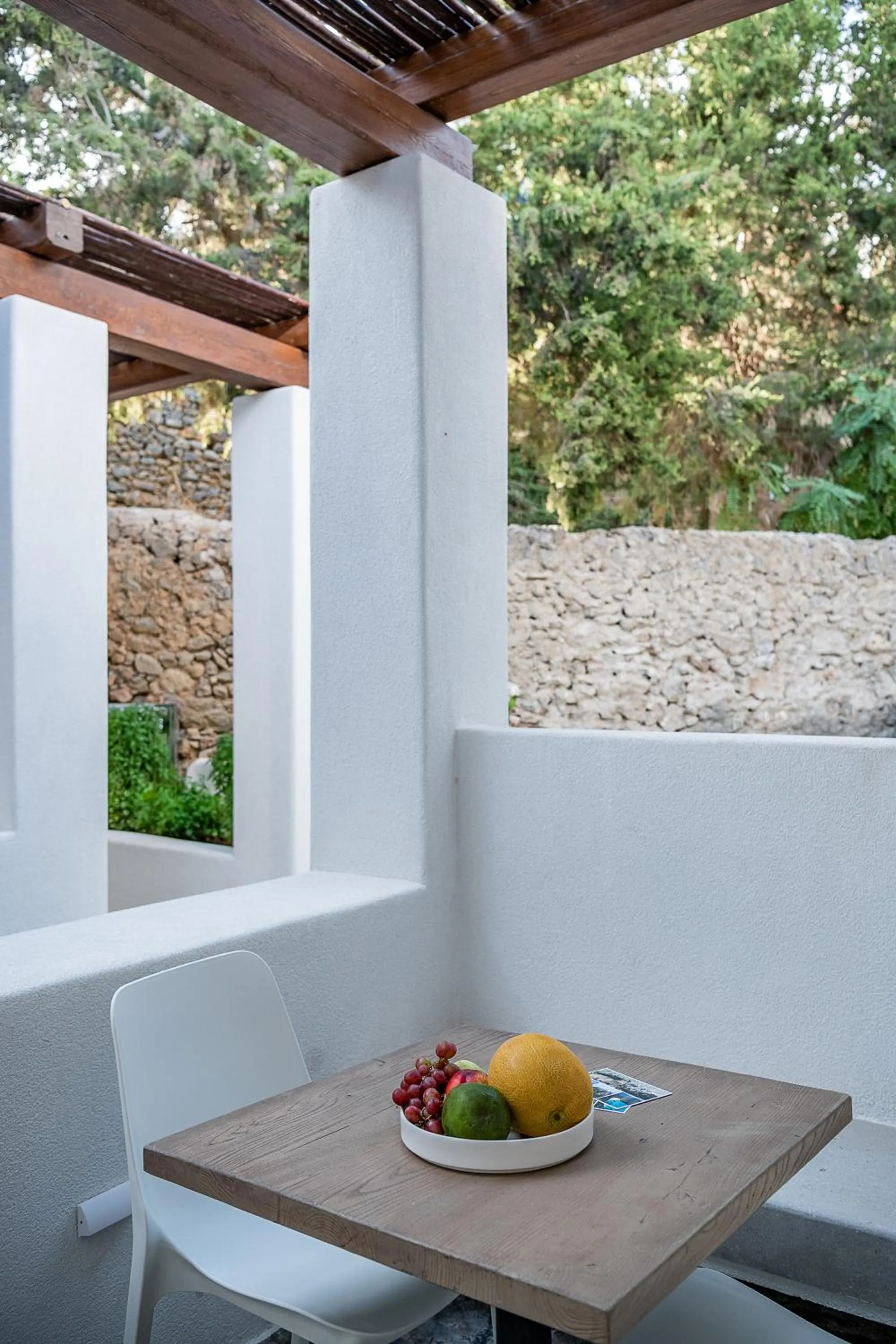 Patio in The Authentic Village Boutique Hotel