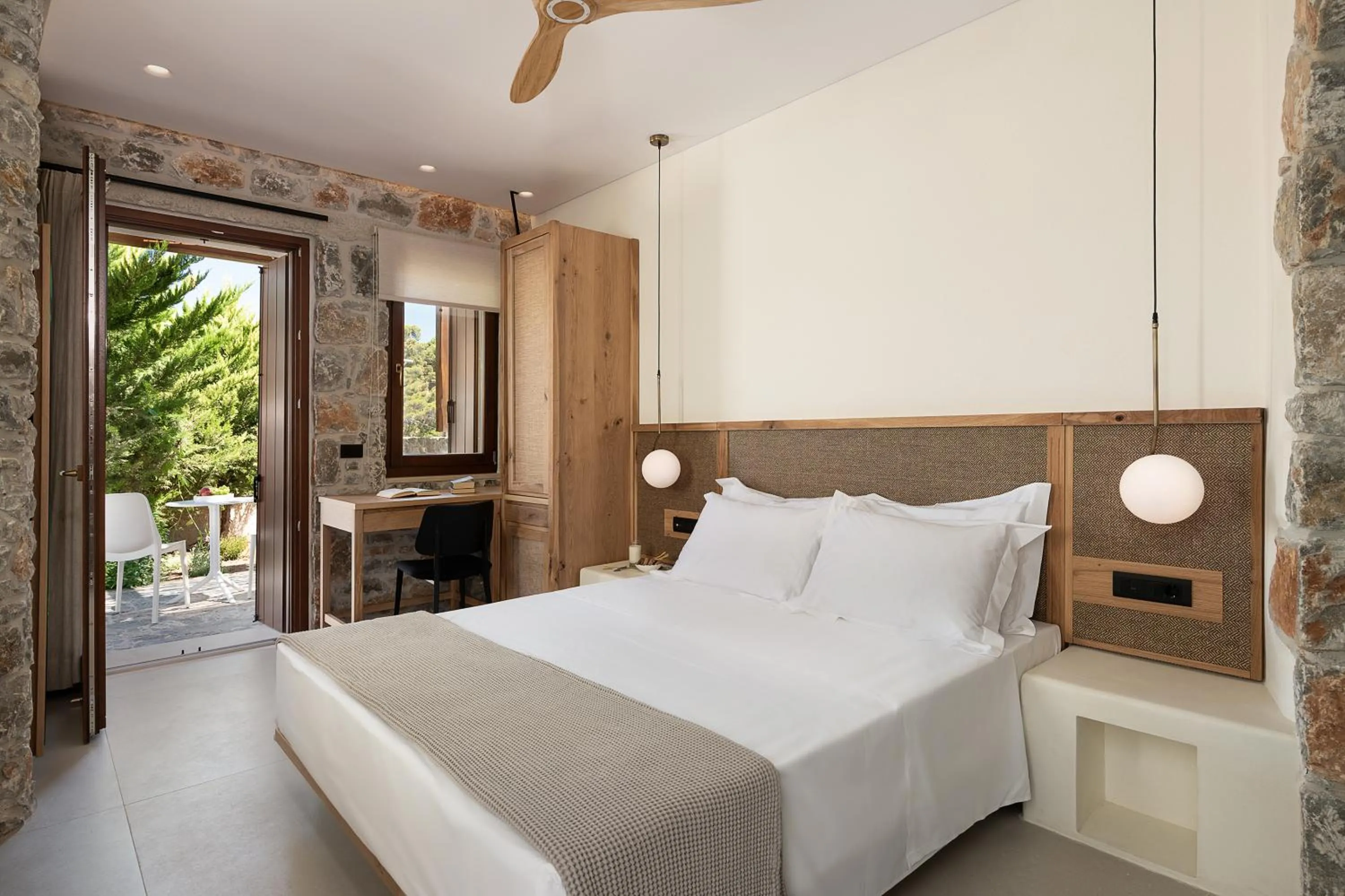 Bed in The Authentic Village Boutique Hotel