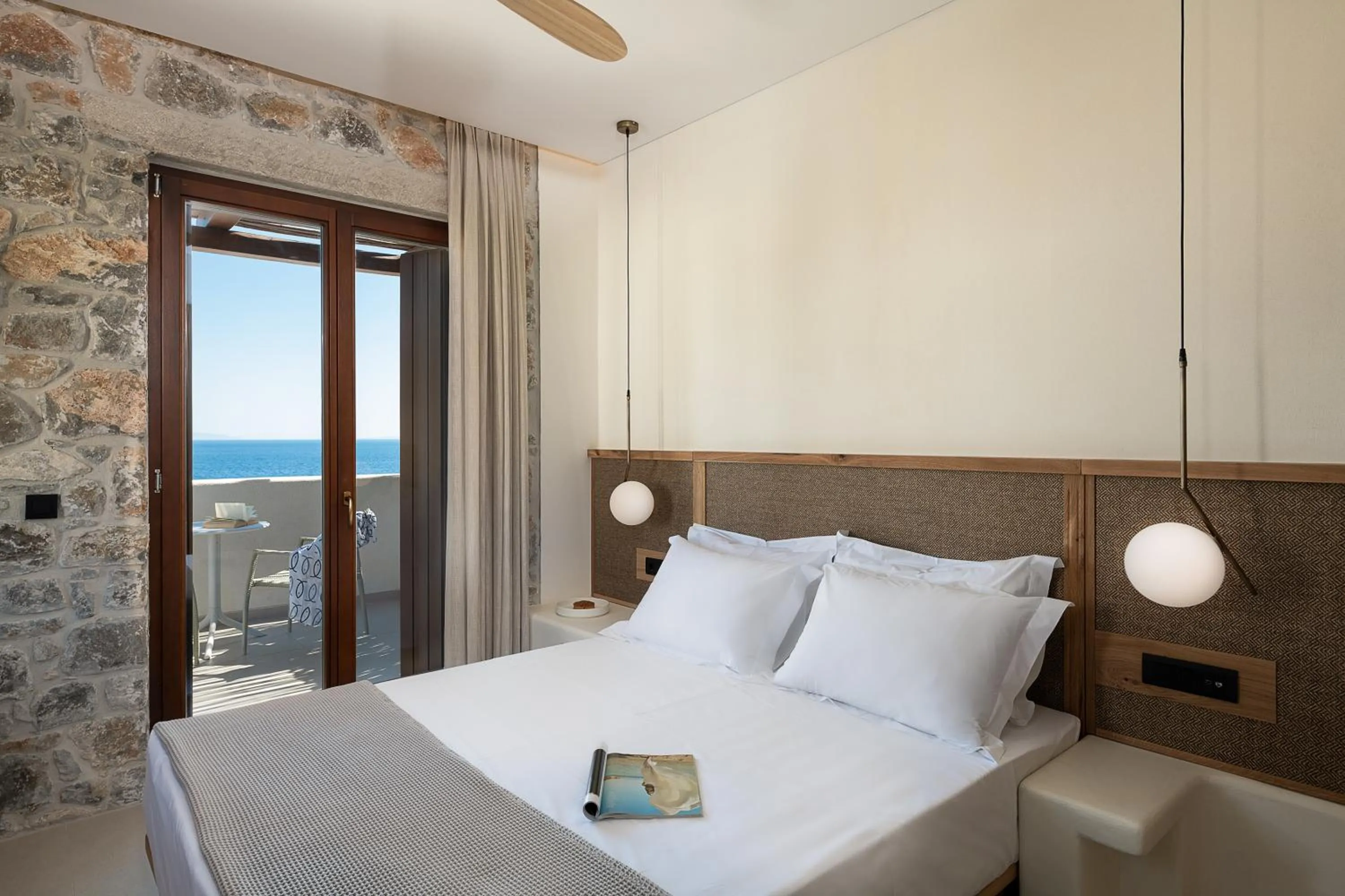 Bed in The Authentic Village Boutique Hotel