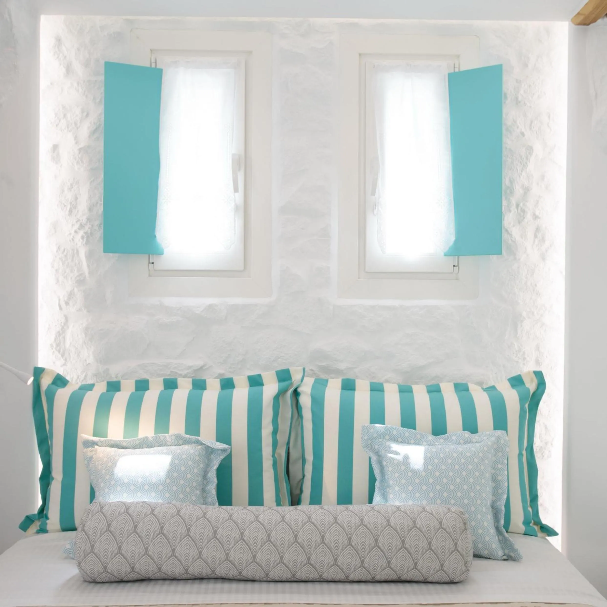 Decorative detail, Bed in Majo Suites Hotel