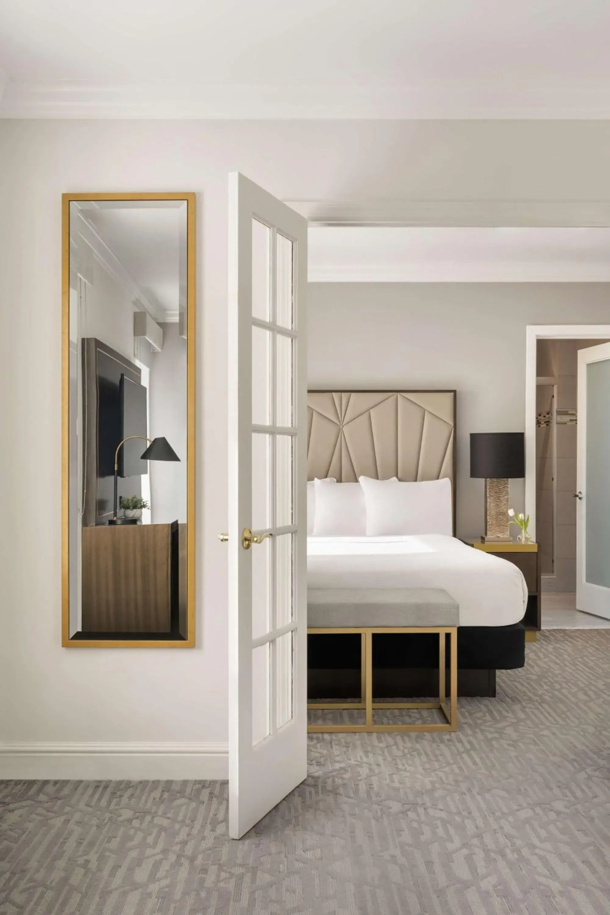 Bed in Martinique New York on Broadway, Curio Collection by Hilton Bed in Martinique New York on Broadway, Curio Collection by Hilton