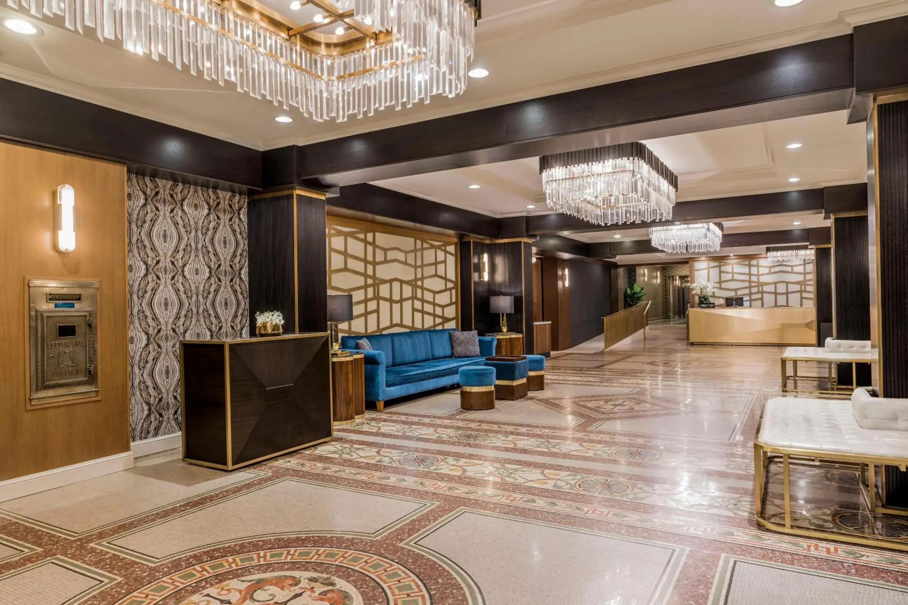 Lobby or reception in Martinique New York on Broadway, Curio Collection by Hilton Lobby or reception in Martinique New York on Broadway, Curio Collection by Hilton