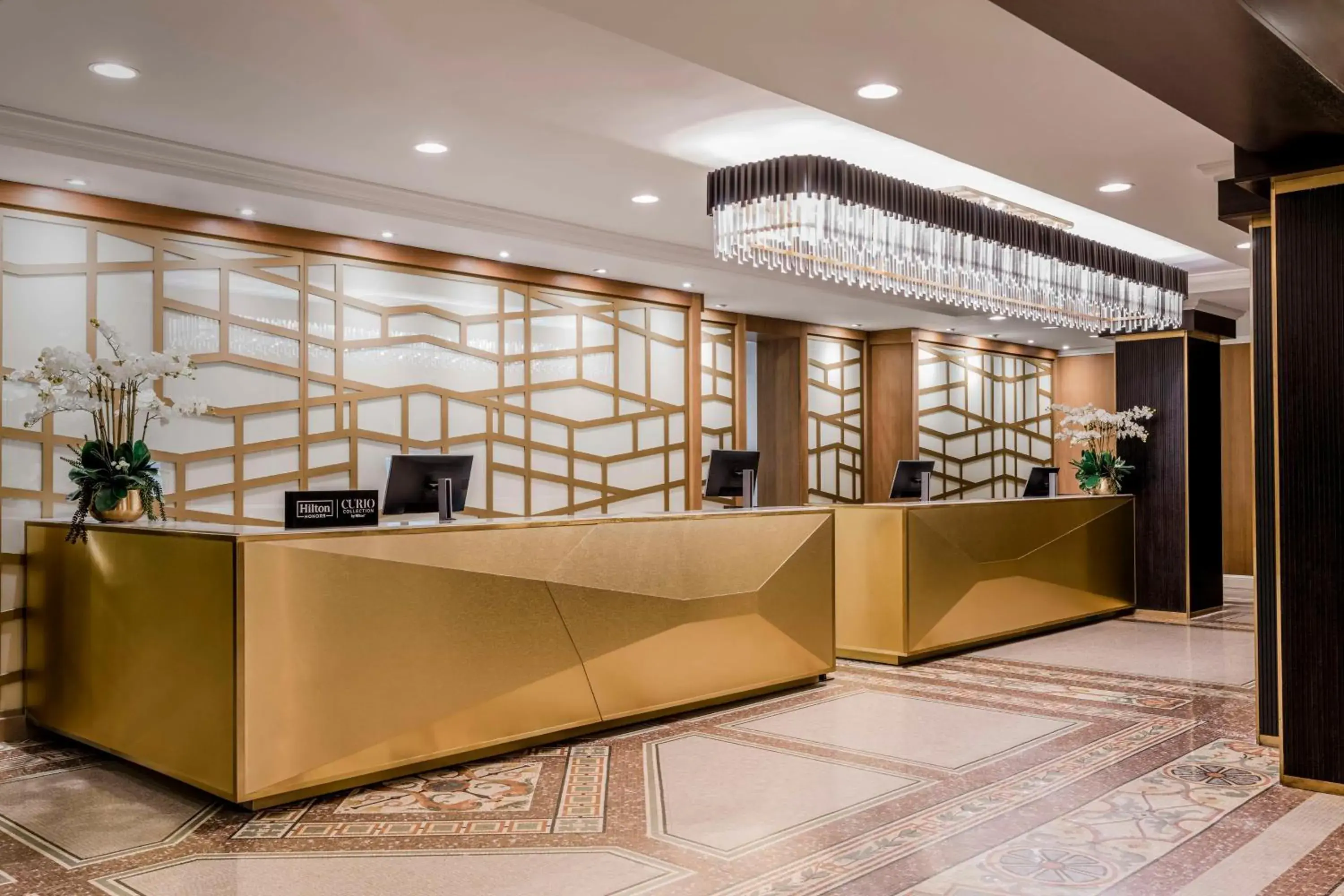 Lobby or reception in Martinique New York on Broadway, Curio Collection by Hilton Lobby or reception in Martinique New York on Broadway, Curio Collection by Hilton