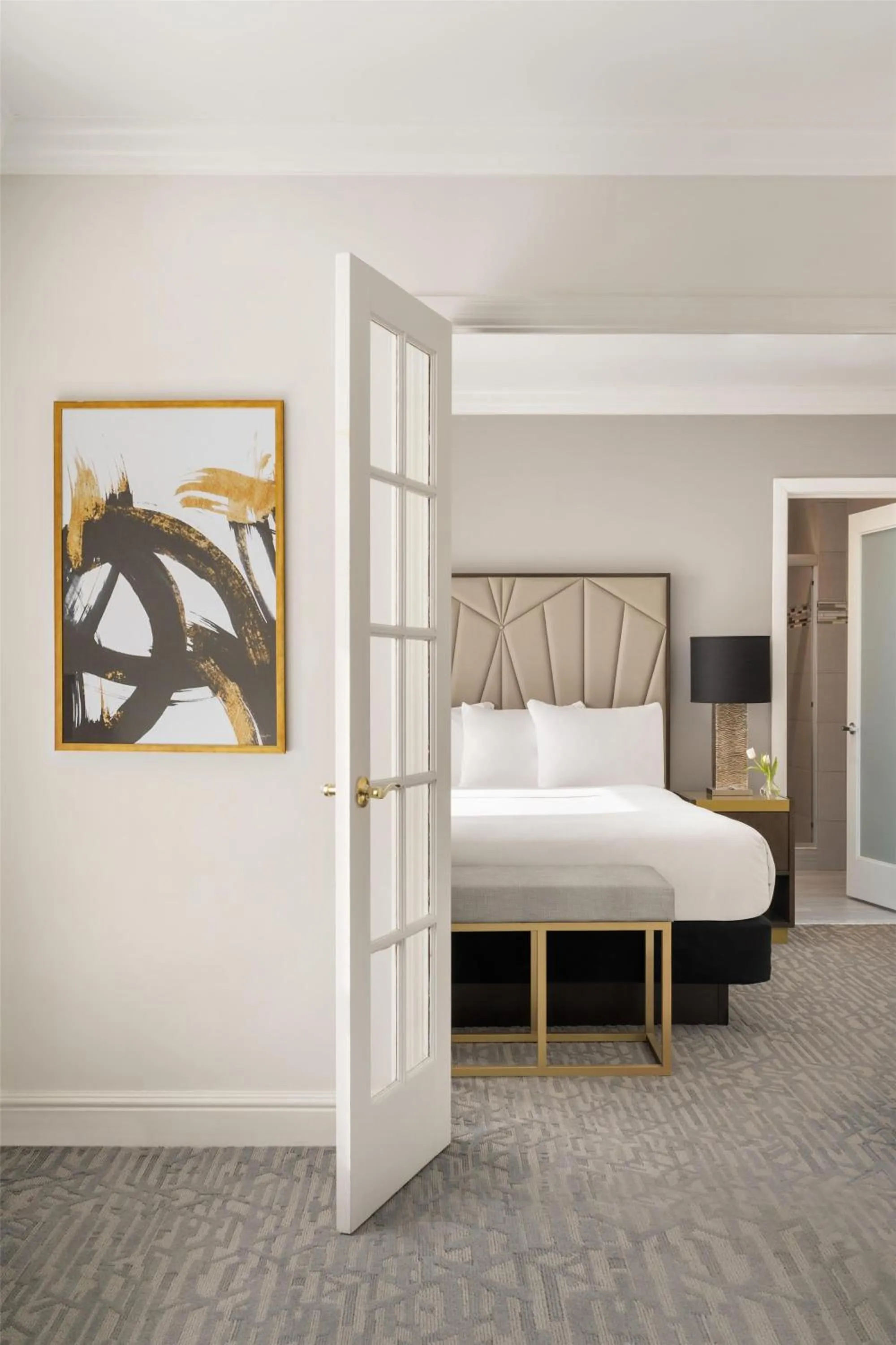 Living room, Bed in Martinique New York on Broadway, Curio Collection by Hilton